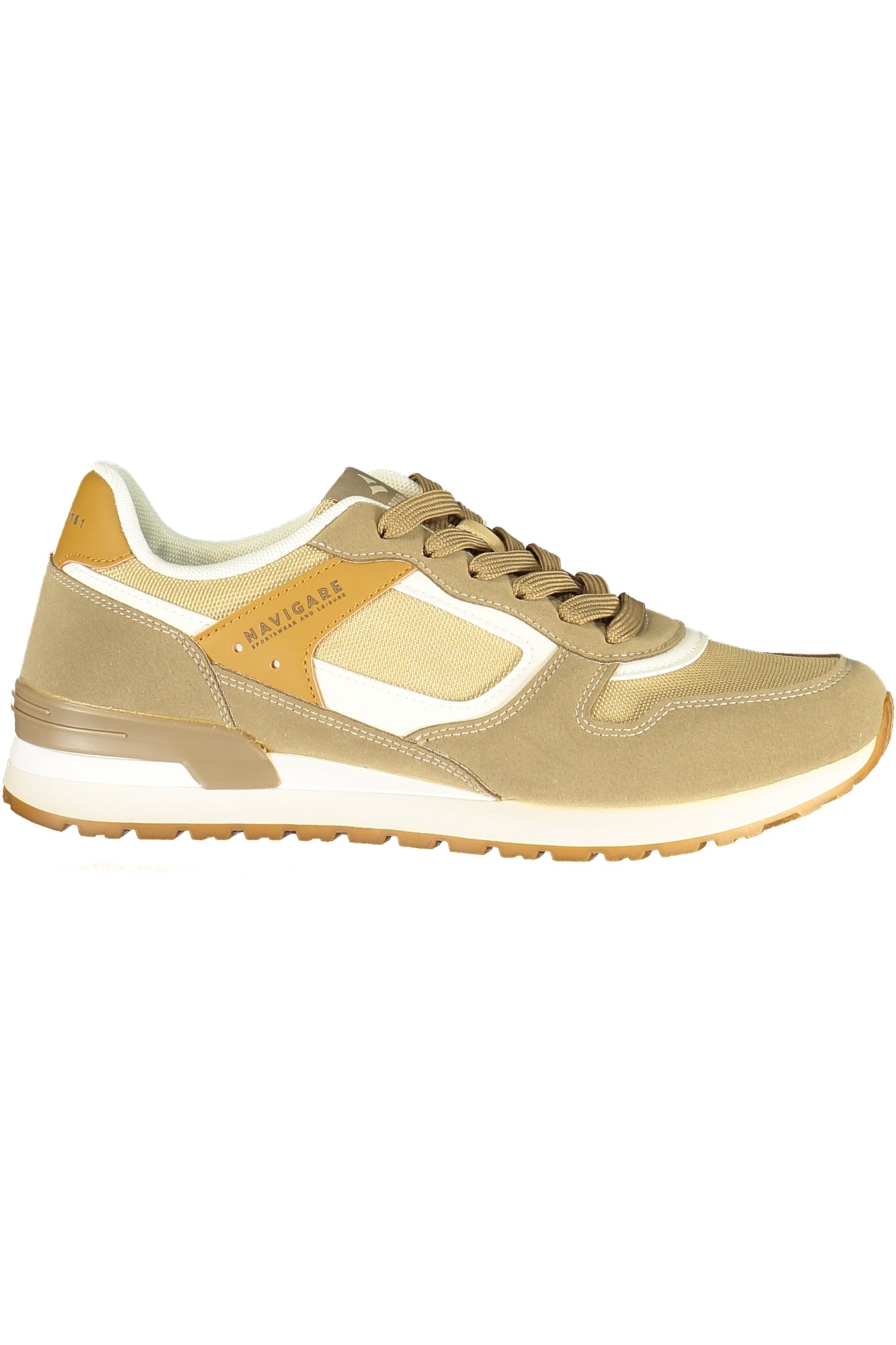 NAVIGATE MEN'S BEIGE SPORTS FOOTWEAR