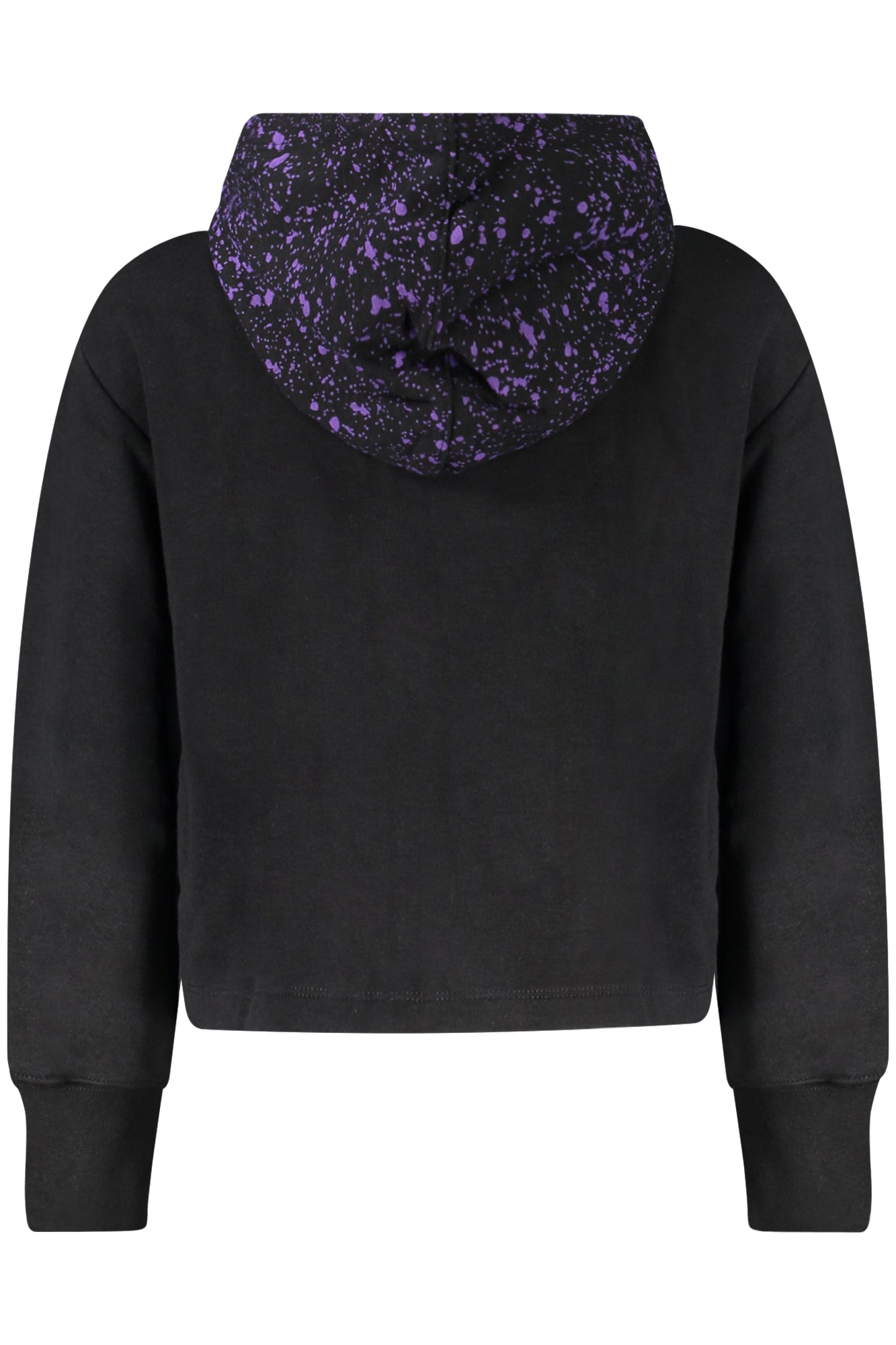 NIKE GIRLS' BLACK ZIP-UP SWEATSHIRT