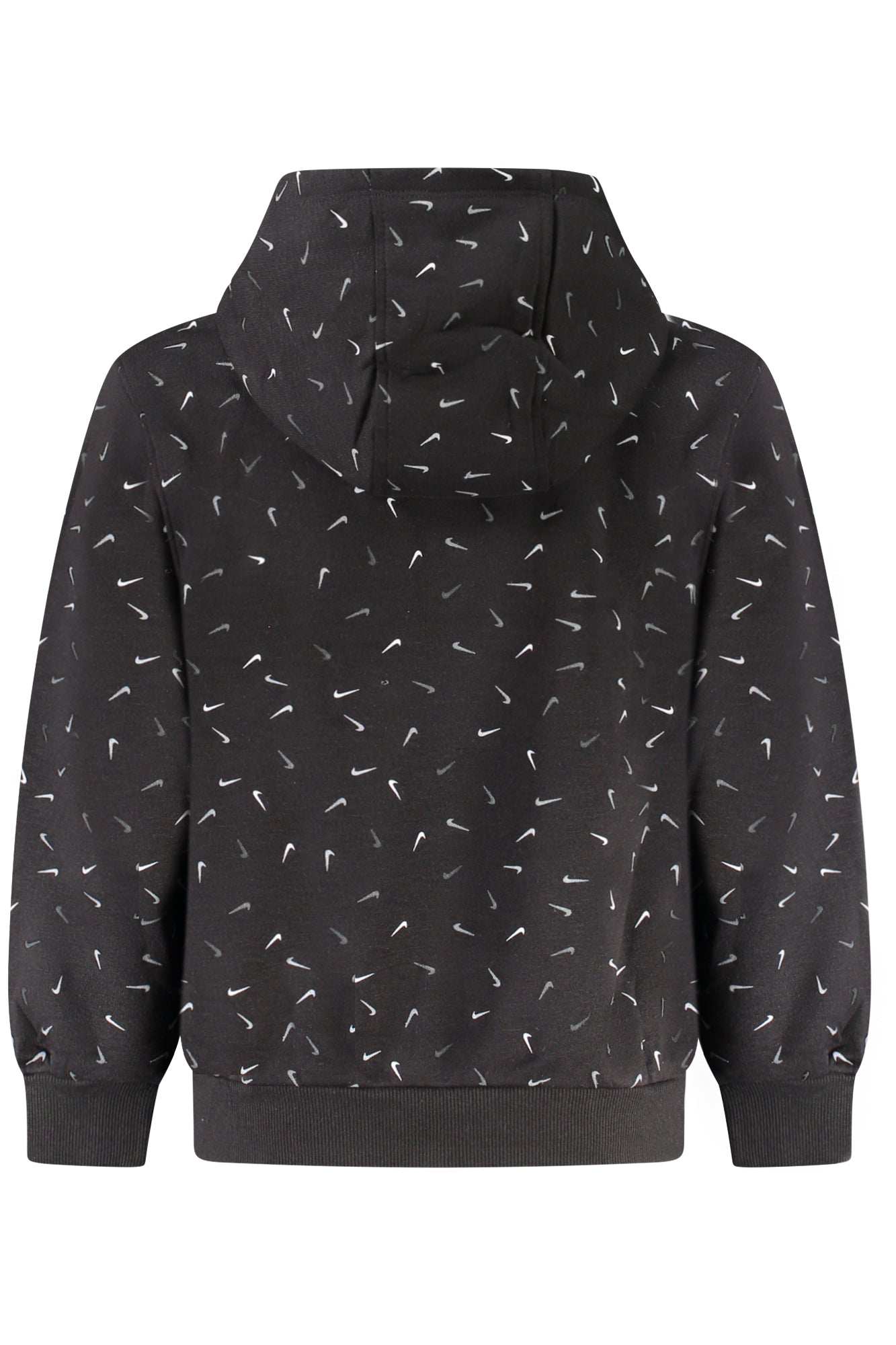 NIKE KIDS' BLACK ZIP-UP SWEATSHIRT