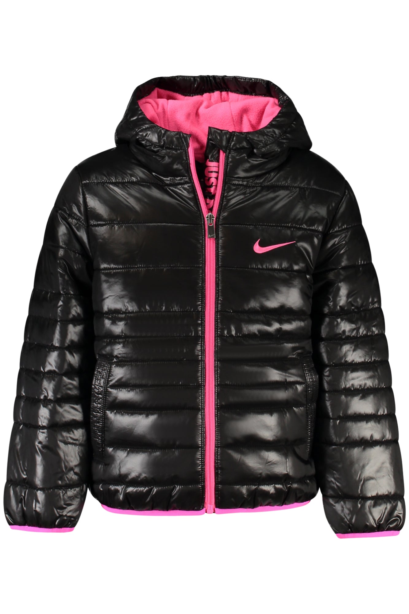 NIKE GIRLS' BLACK JACKET