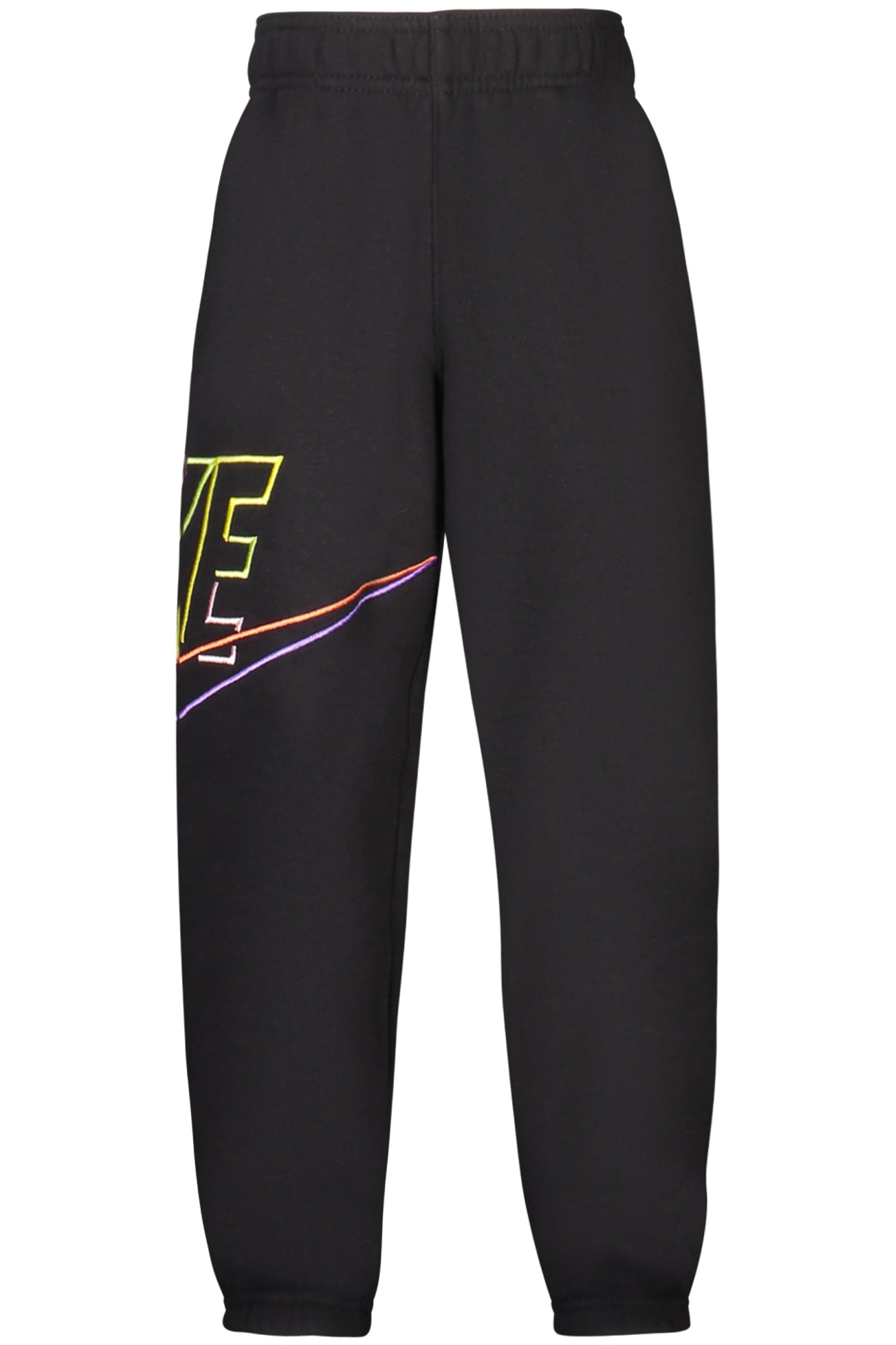 NIKE KIDS' BLACK LONG TRACK PANTS