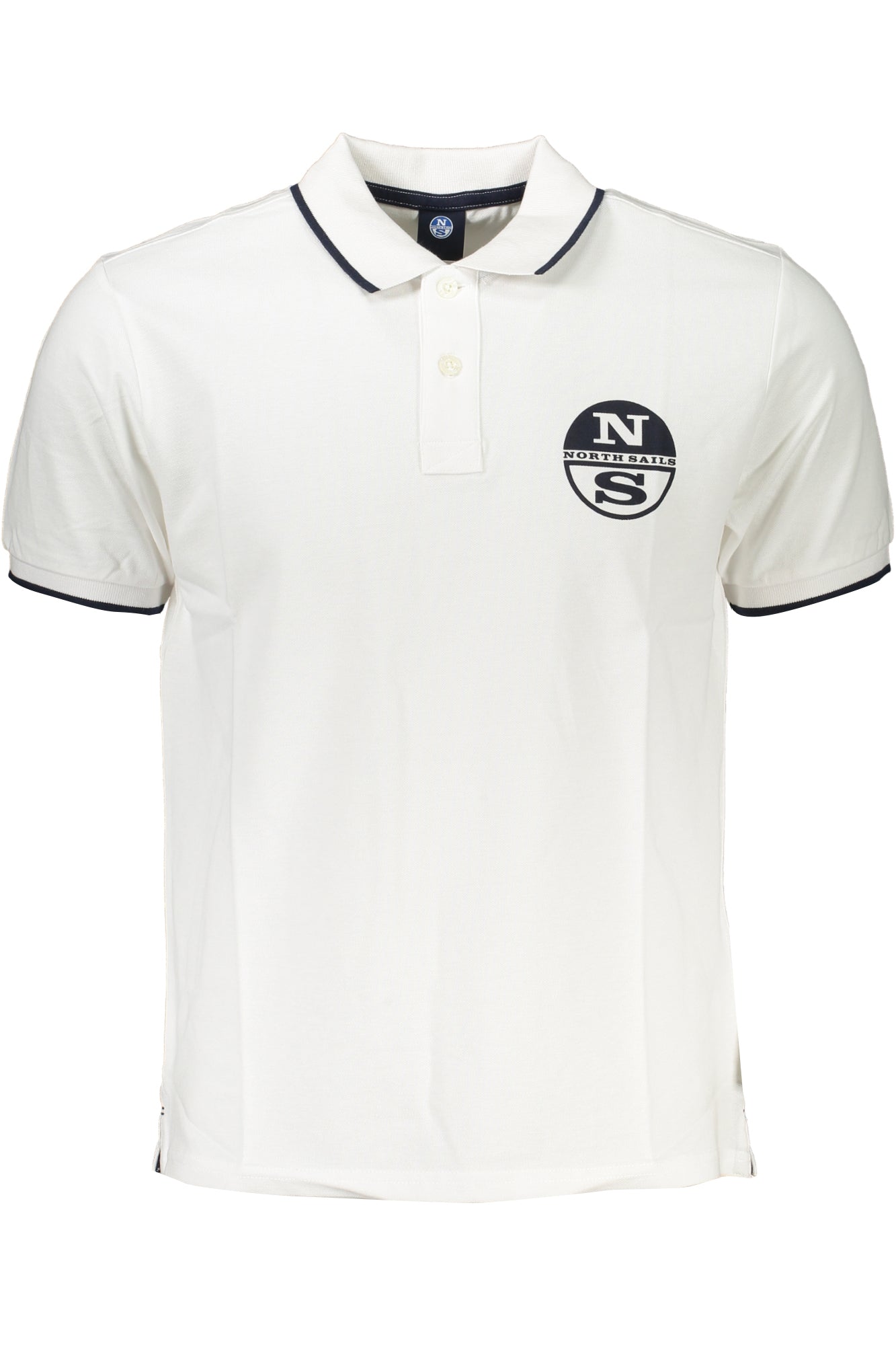 NORTH SAILS MEN'S WHITE SHORT SLEEVED POLO SHIRT