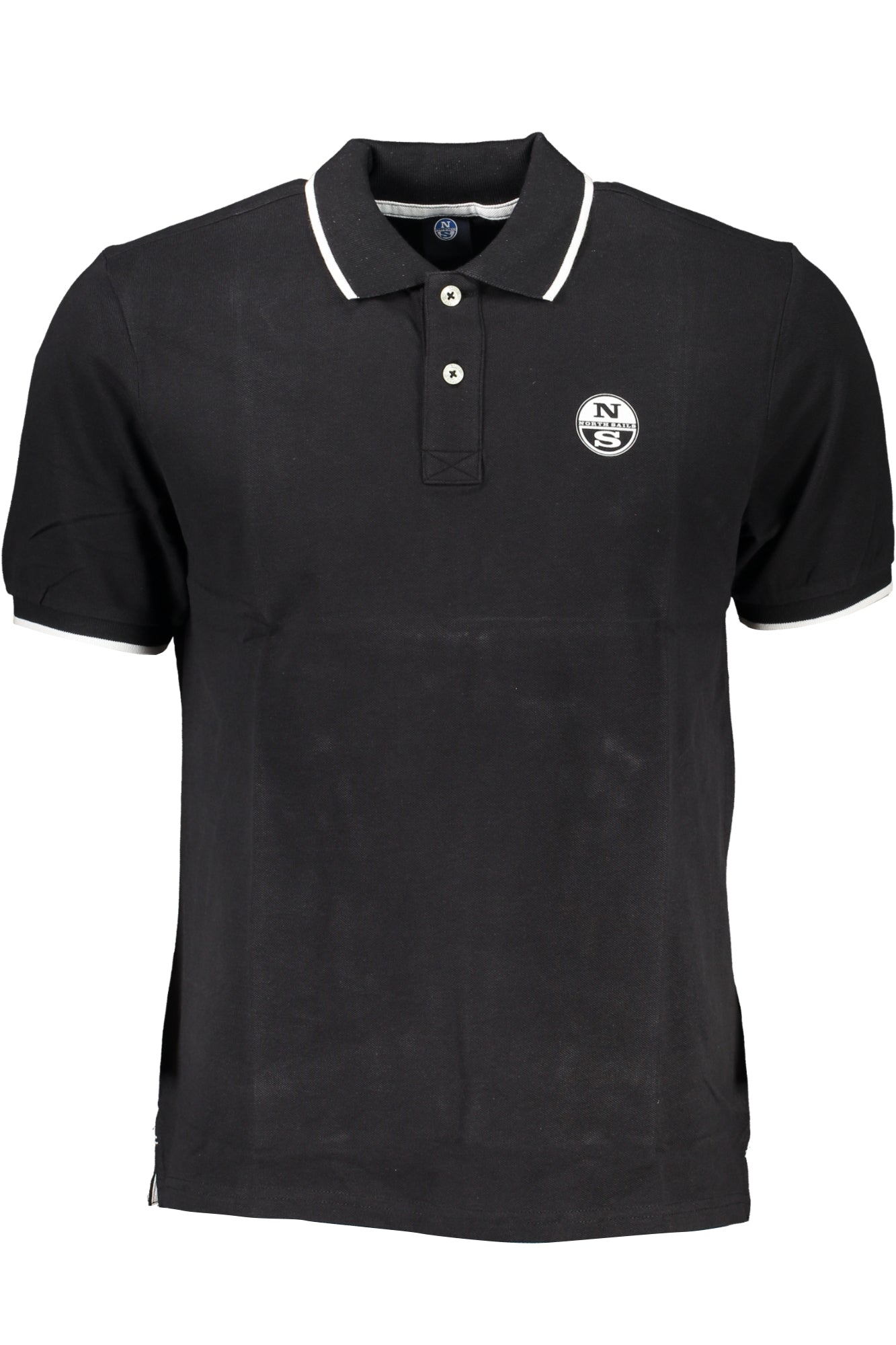 NORTH SAILS MEN'S BLACK SHORT SLEEVED POLO SHIRT