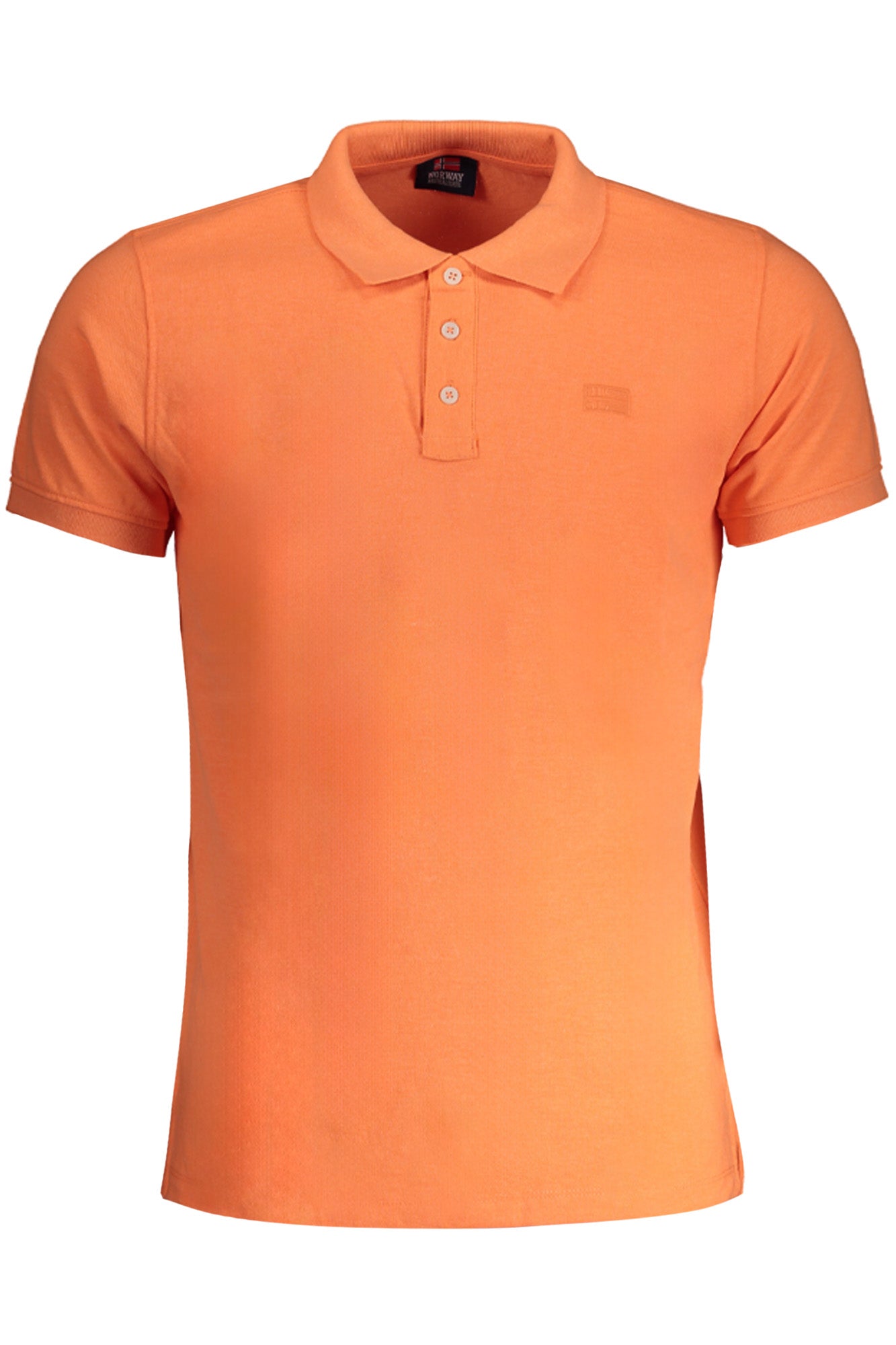 NORWAY 1963 MEN'S ORANGE SHORT SLEEVE POLO SHIRT