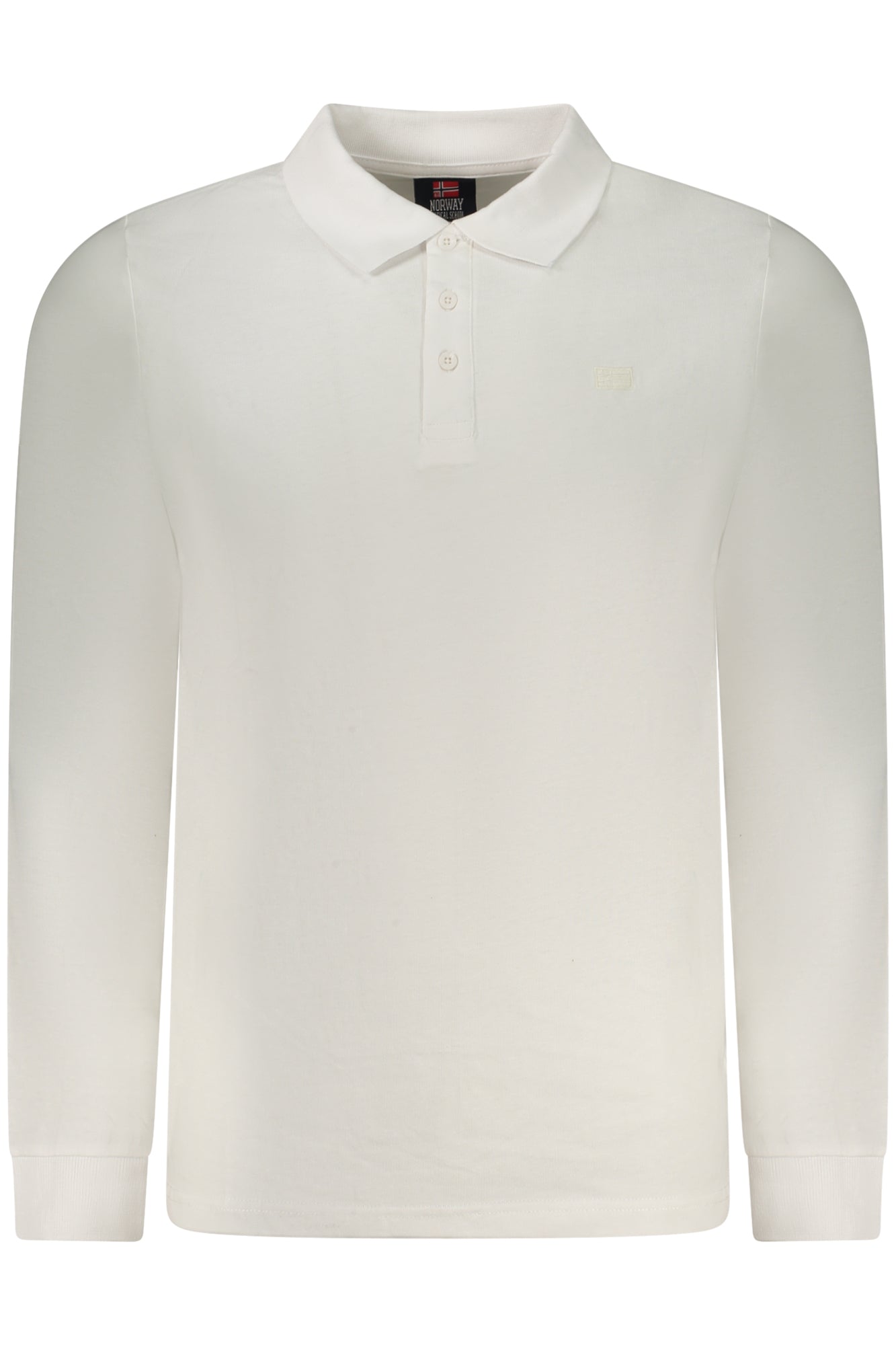 NORWAY 1963 MEN'S LONG-SLEEVED POLO SHIRT WHITE