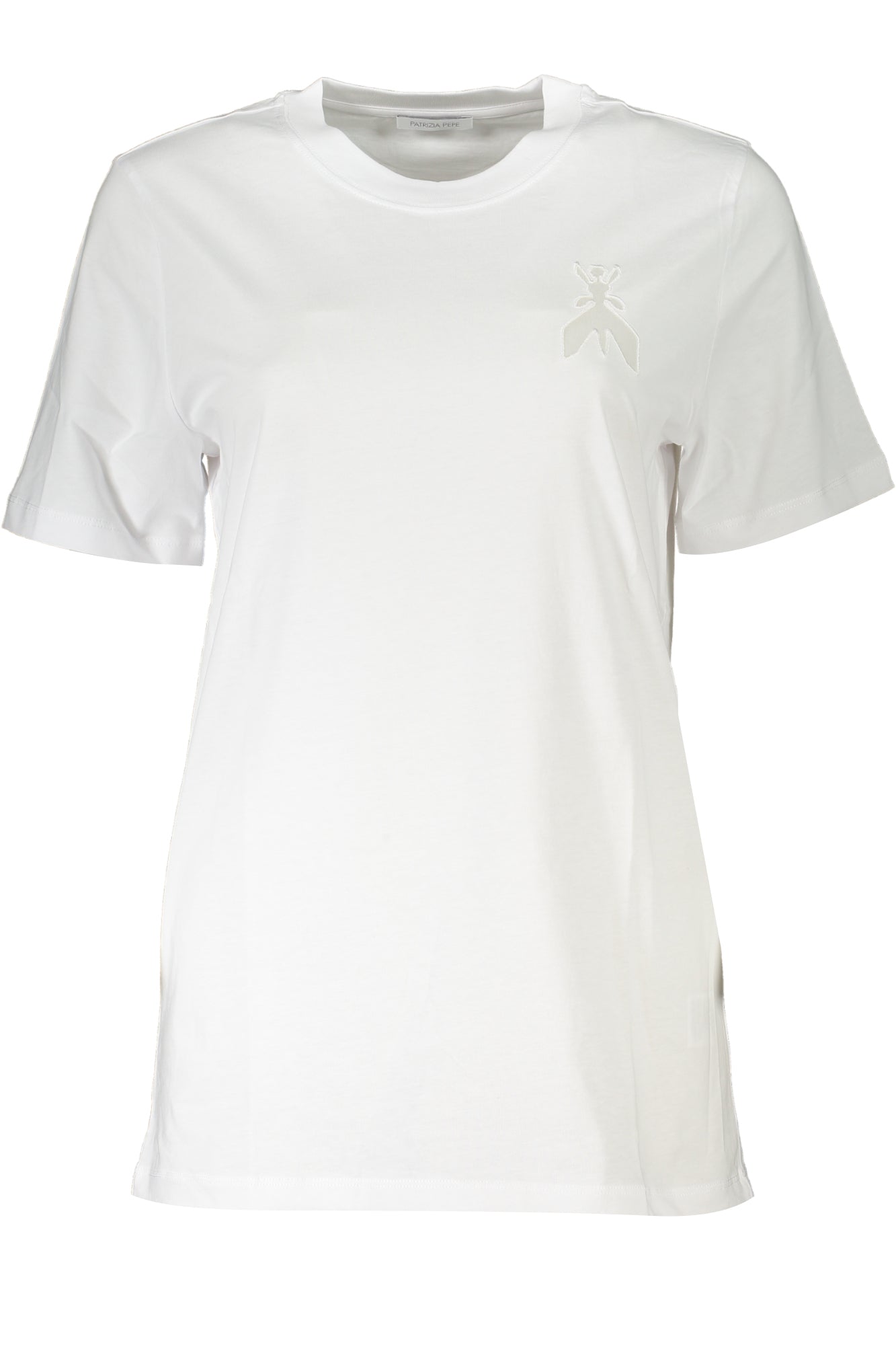 PATRIZIA PEPE WOMEN'S SHORT SLEEVE T-SHIRT WHITE