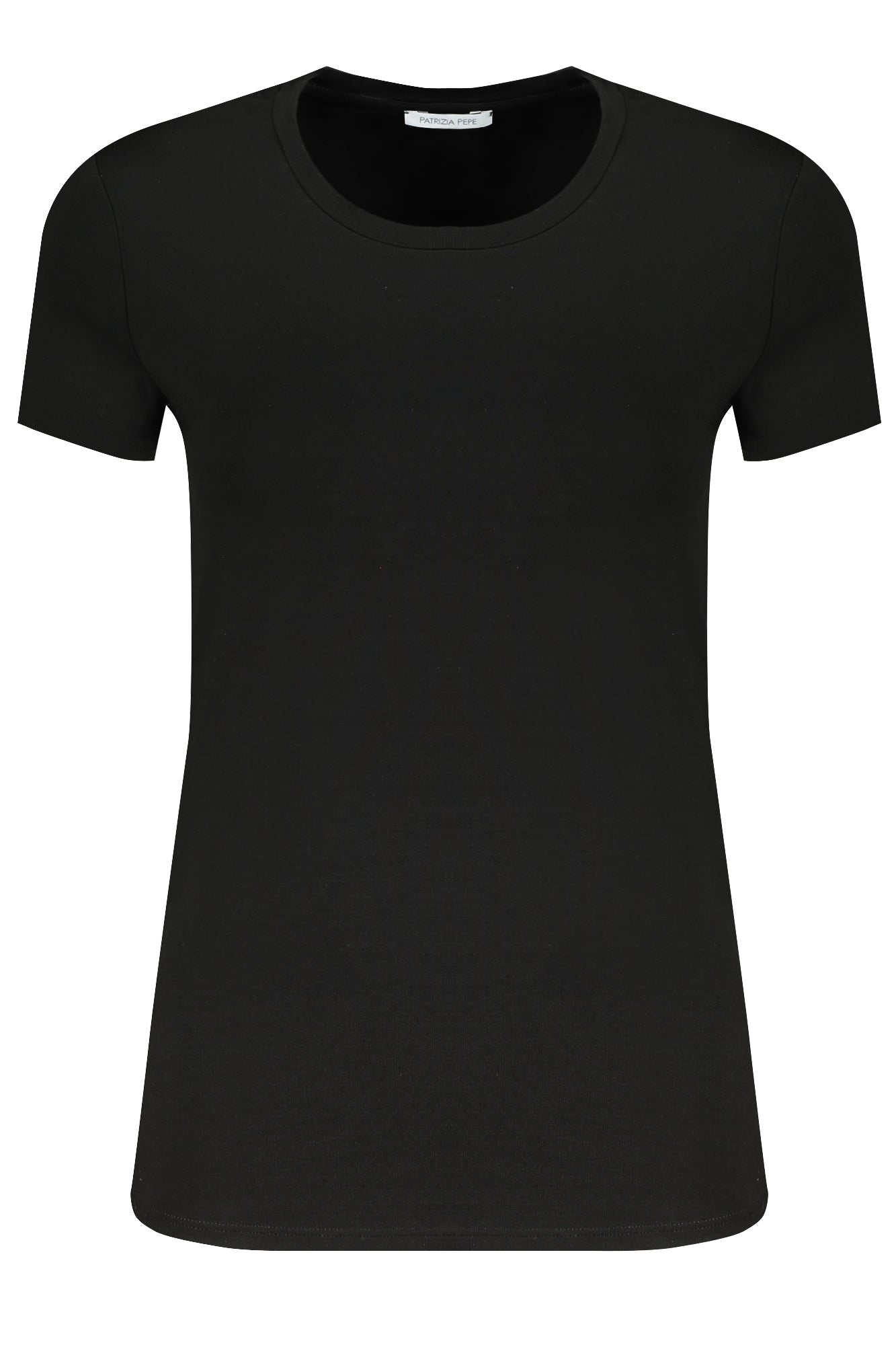 PATRIZIA PEPE WOMEN'S SHORT SLEEVE T-SHIRT BLACK