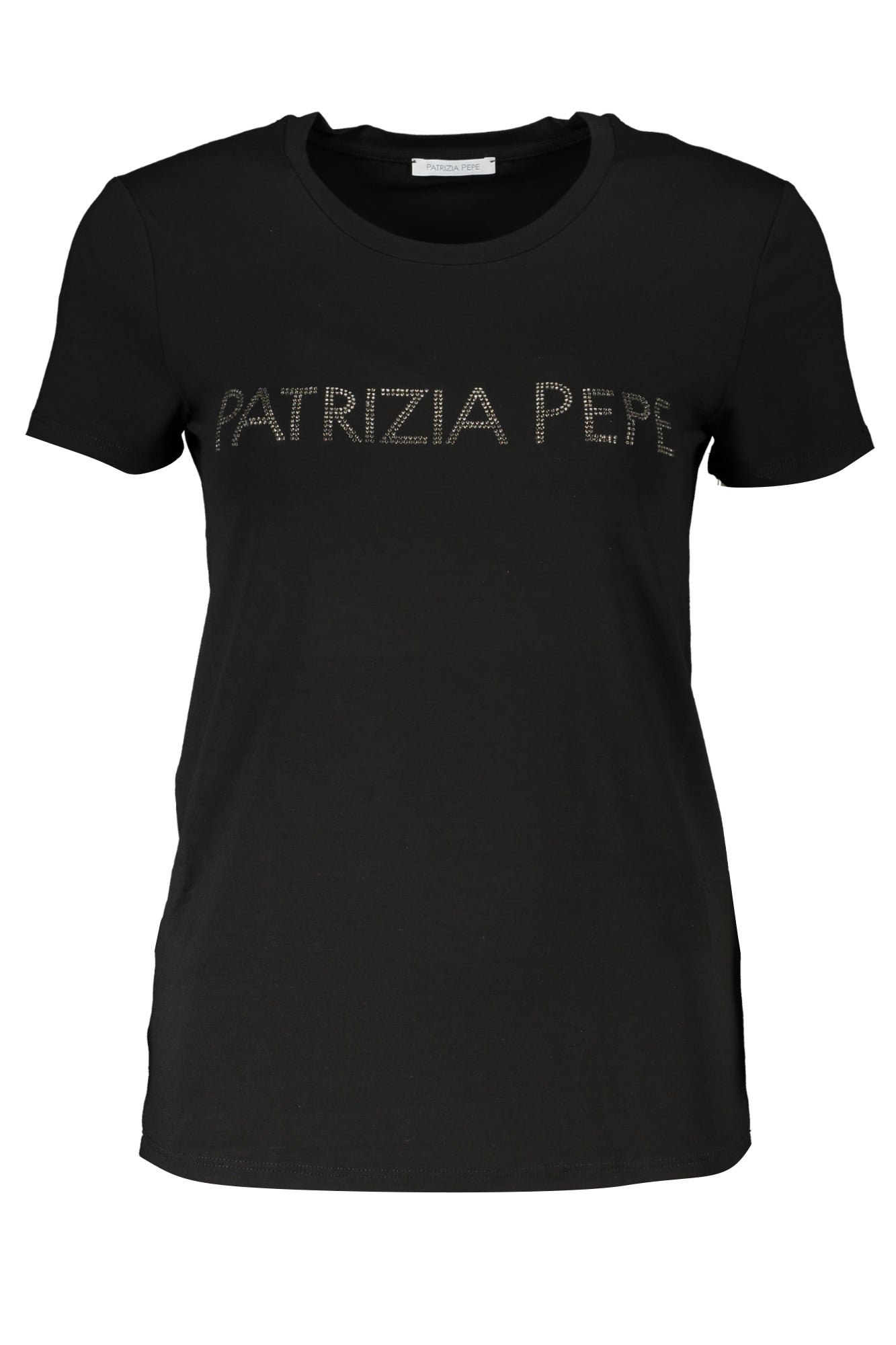 PATRIZIA PEPE WOMEN'S SHORT SLEEVE T-SHIRT BLACK