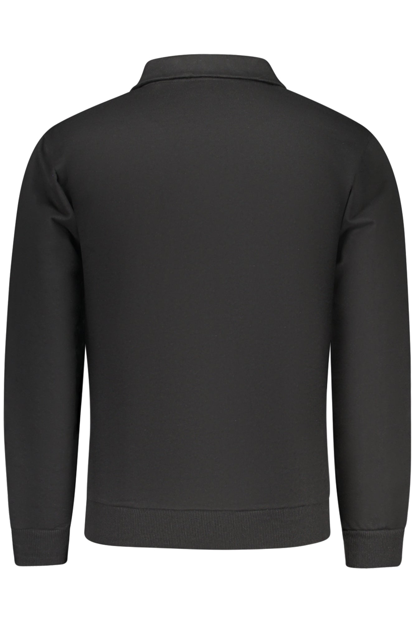 SUPERGA MEN'S BLACK ZIP-UP SWEATSHIRT