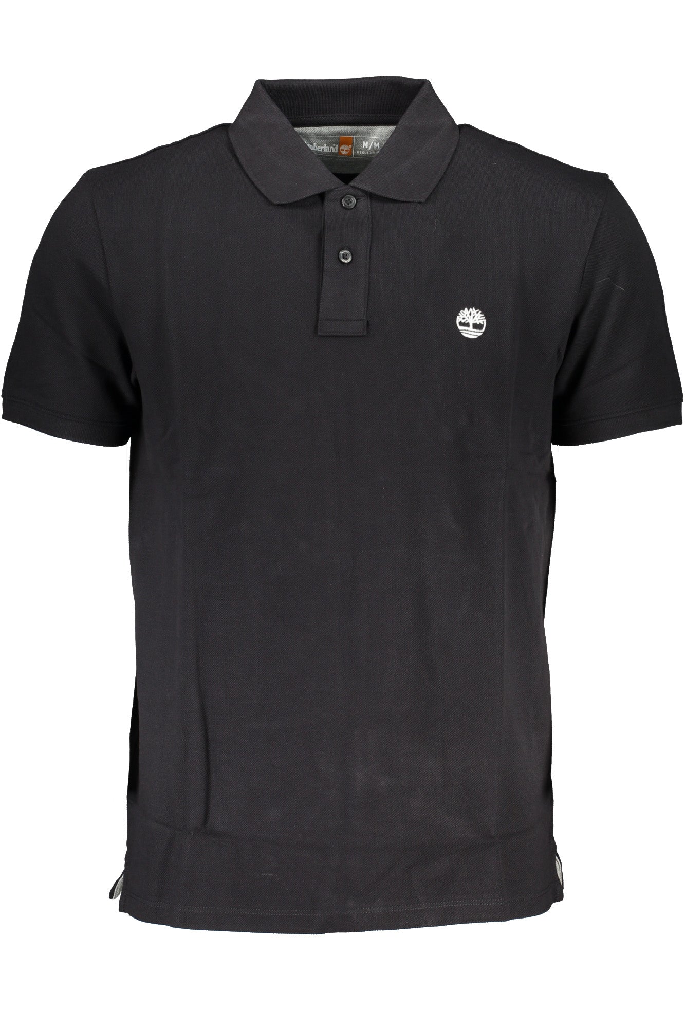 TIMBERLAND MEN'S BLACK SHORT SLEEVED POLO SHIRT
