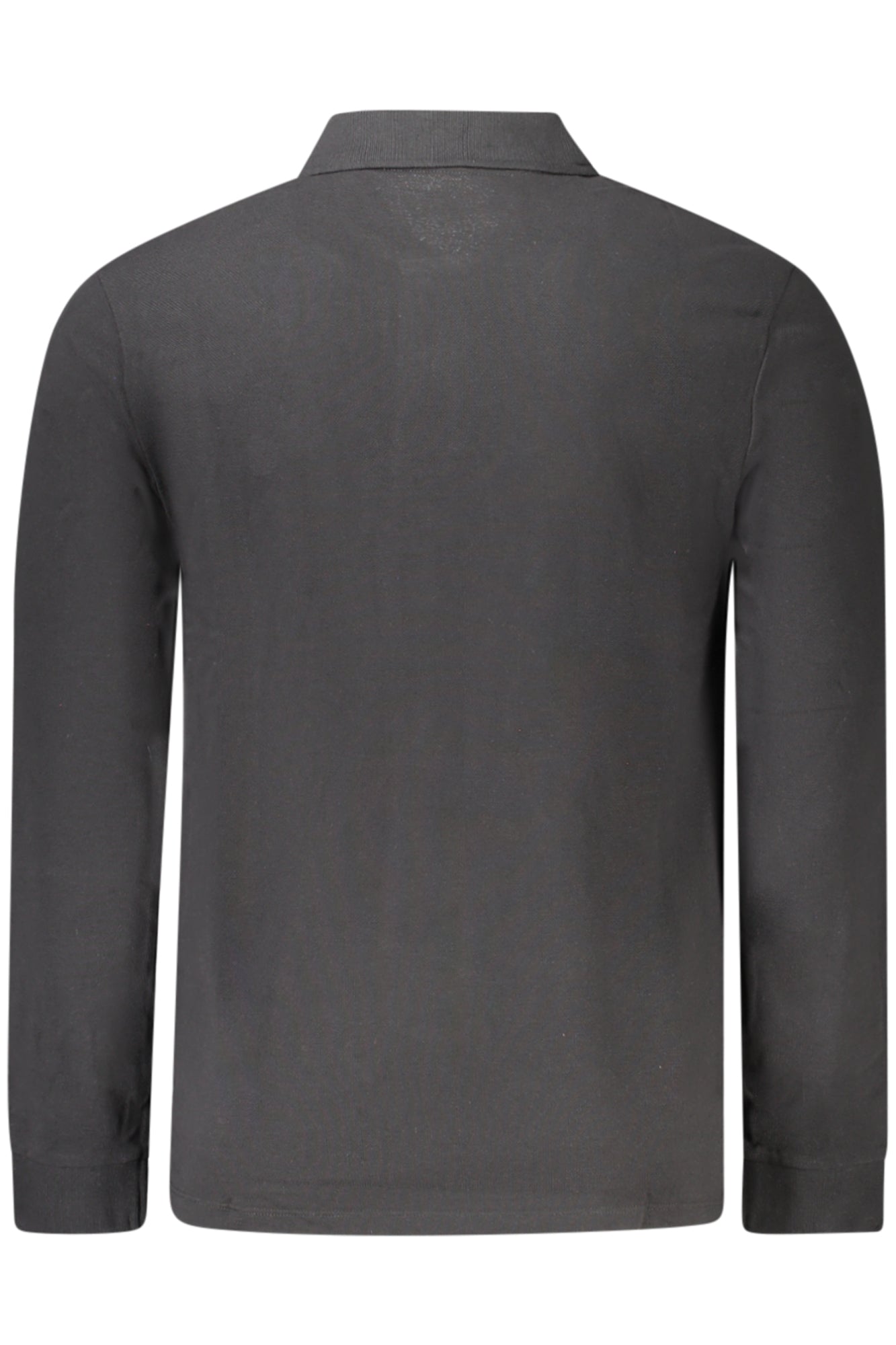 TIMBERLAND MEN'S LONG-SLEEVE POLO SHIRT BLACK