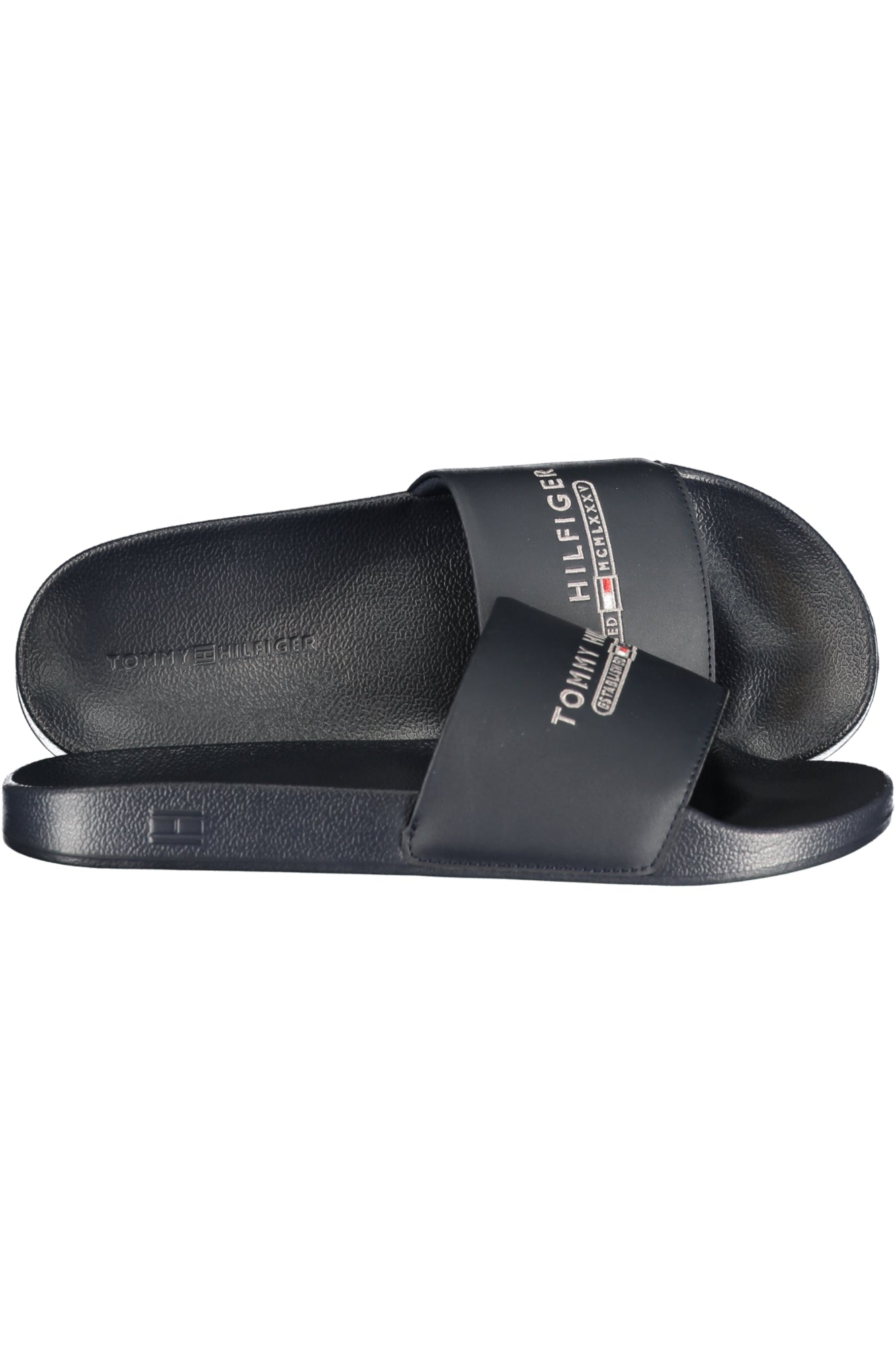 TOMMY HILFIGER MEN'S BLUE SLIPPER FOOTWEAR