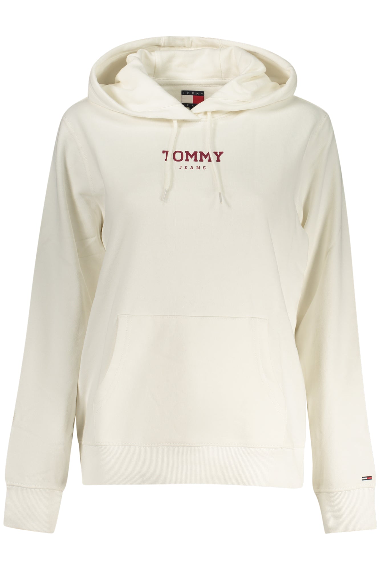 TOMMY HILFIGER WOMEN'S ZIP-UP SWEATSHIRT WHITE