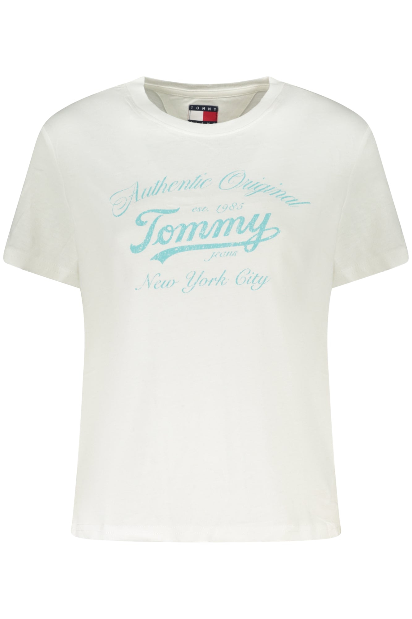 TOMMY HILFIGER WOMEN'S SHORT-SLEEVE T-SHIRT WHITE