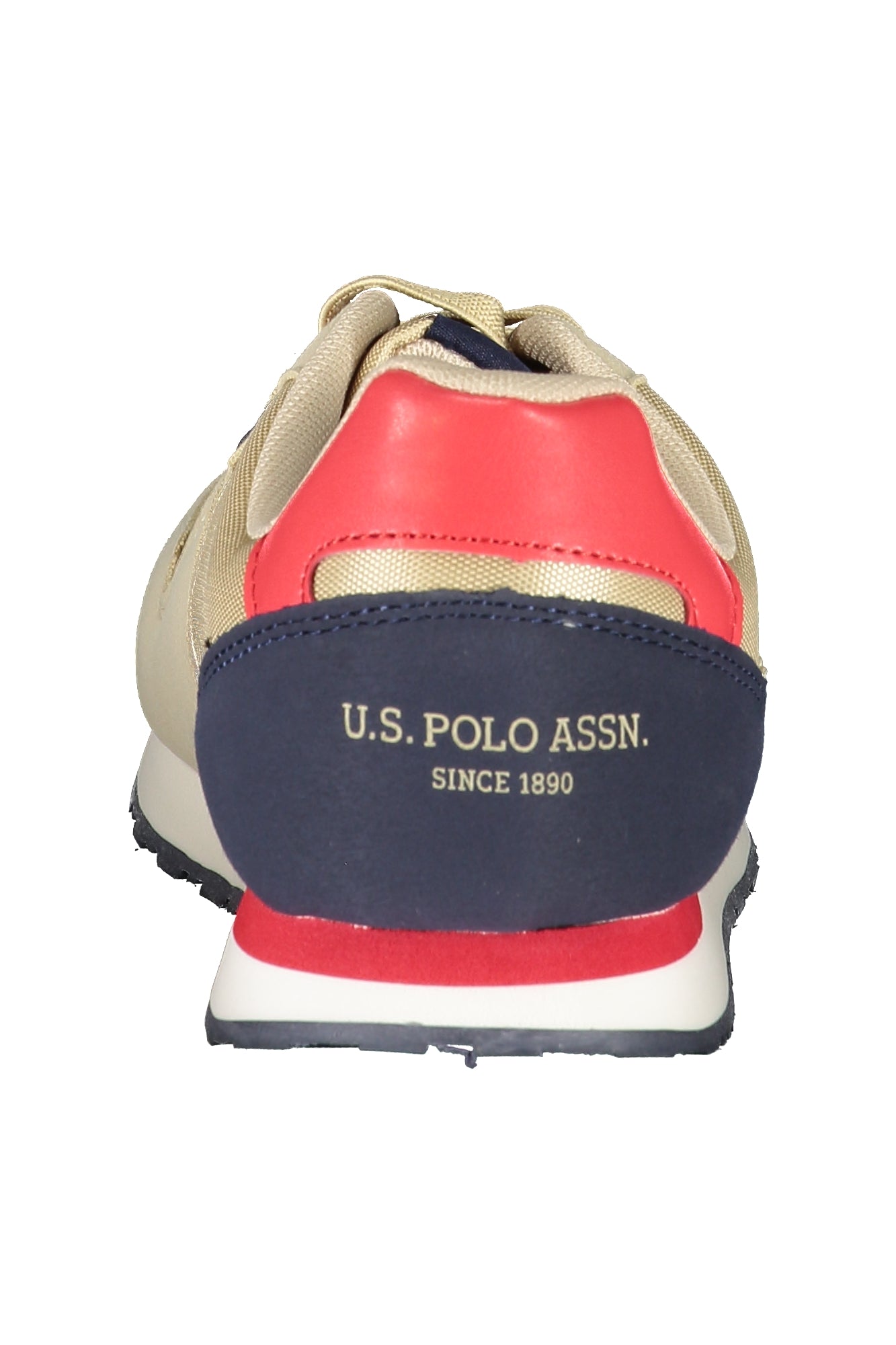 US POLO ASSN. BEIGE CHILDREN'S SPORTS SHOES