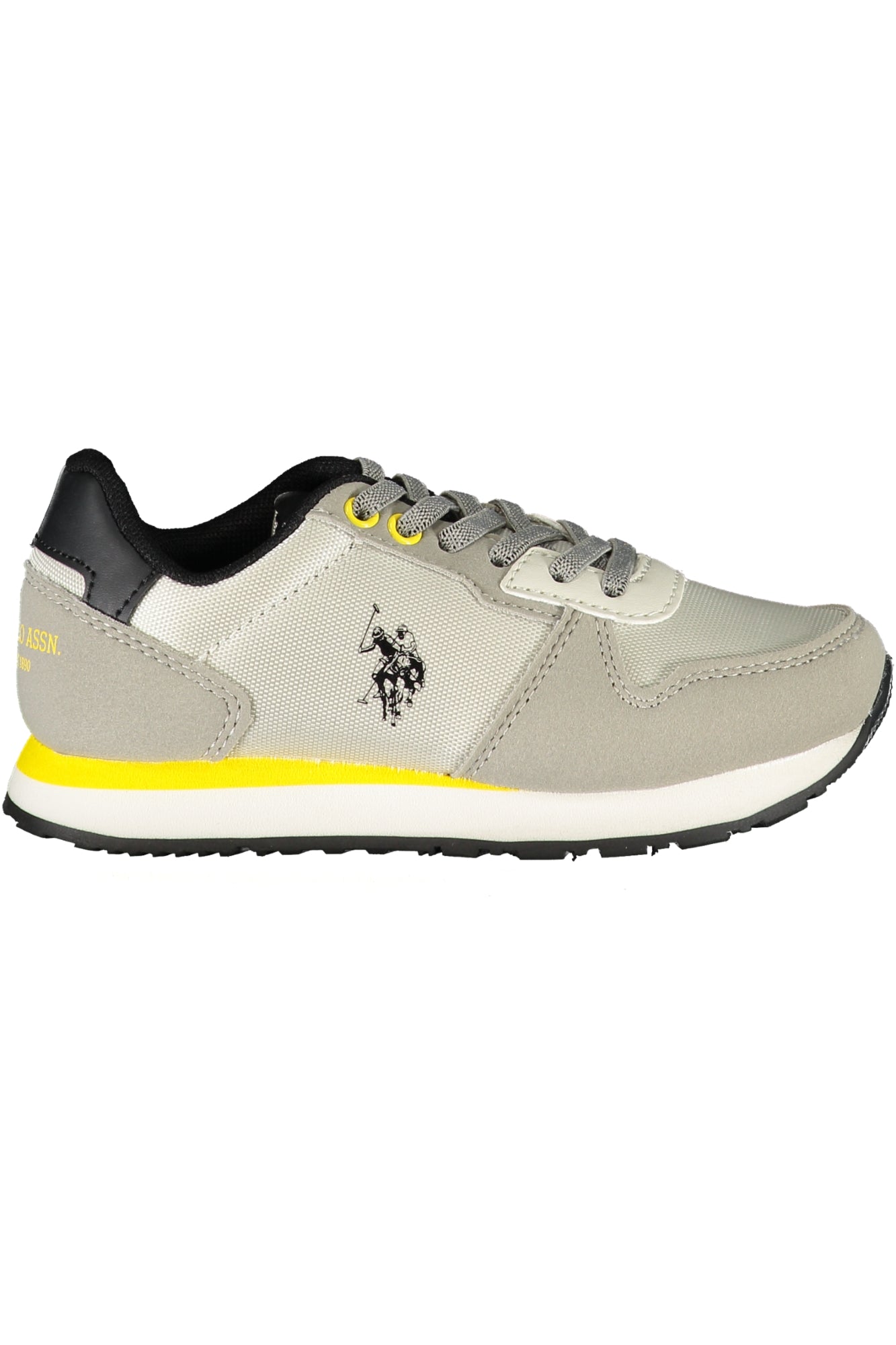 US POLO ASSN. GRAY CHILDREN'S SPORTS SHOES