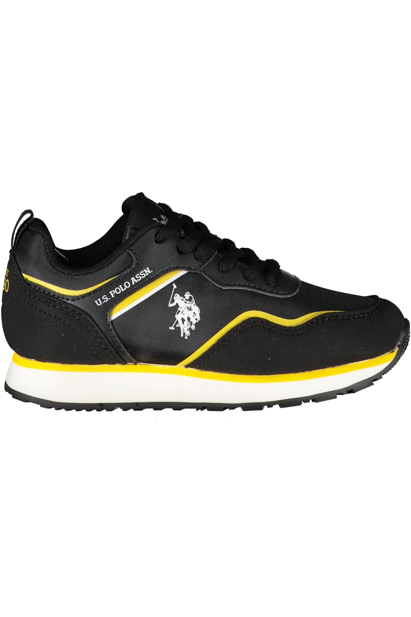 US POLO ASSN. BLACK CHILDREN'S SPORTS SHOES