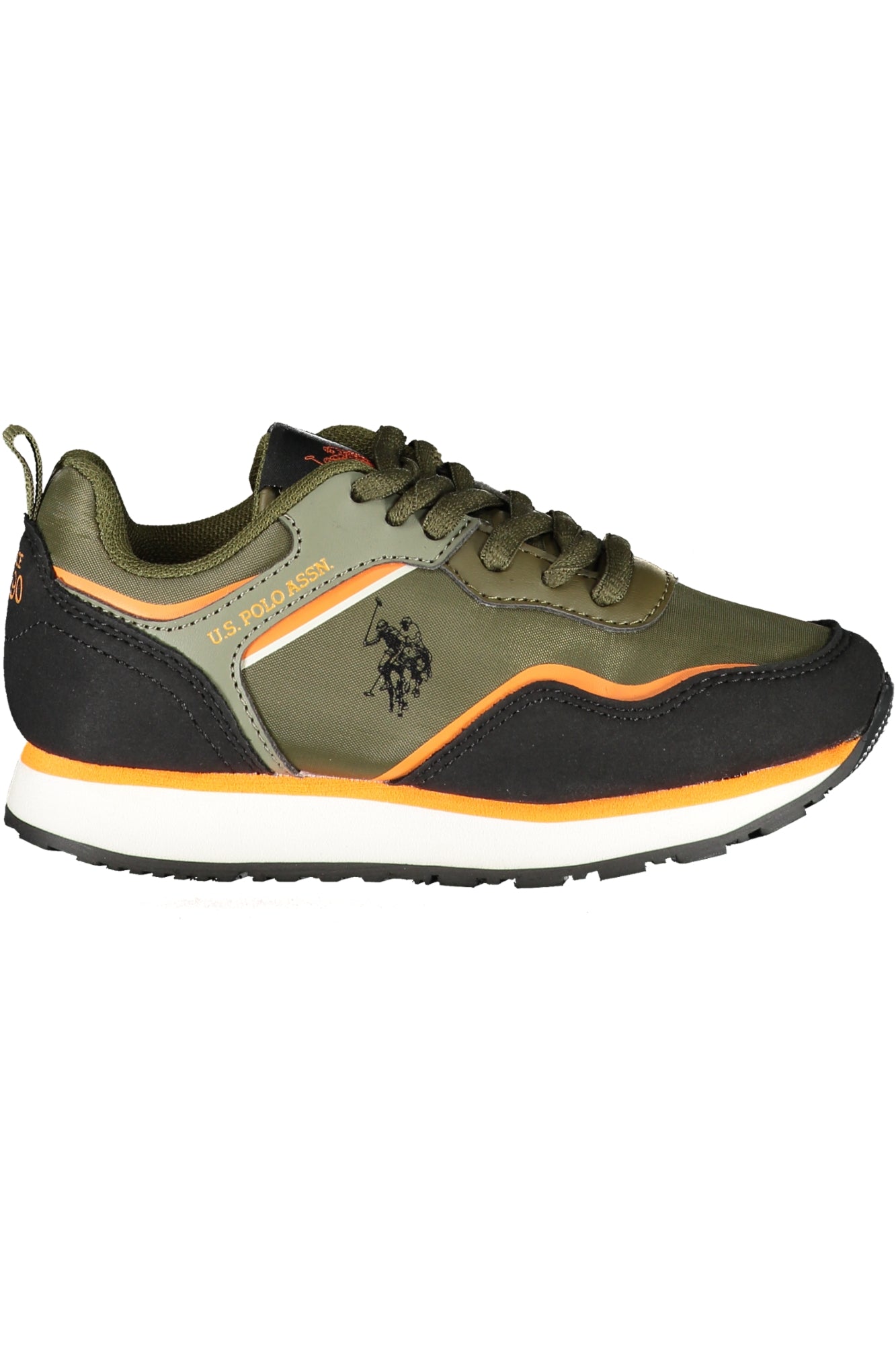US POLO ASSN. GREEN SPORTS SHOES FOR CHILDREN