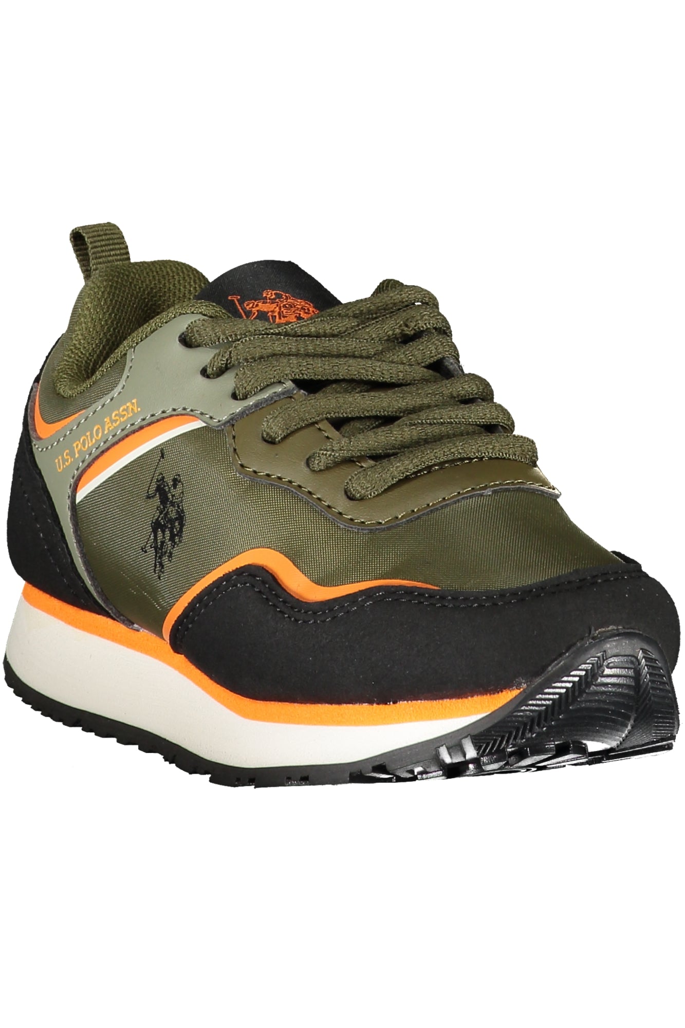 US POLO ASSN. GREEN SPORTS SHOES FOR CHILDREN