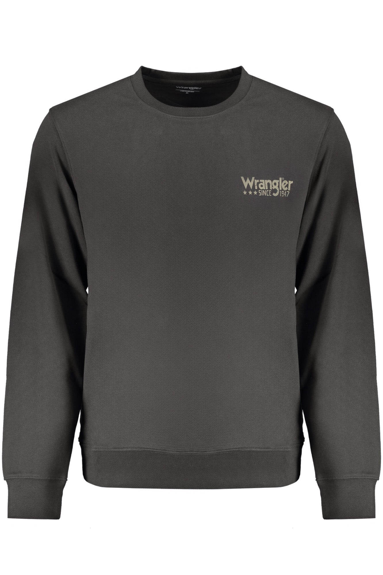 WRANGLER MEN'S BLACK ZIP-UP SWEATSHIRT