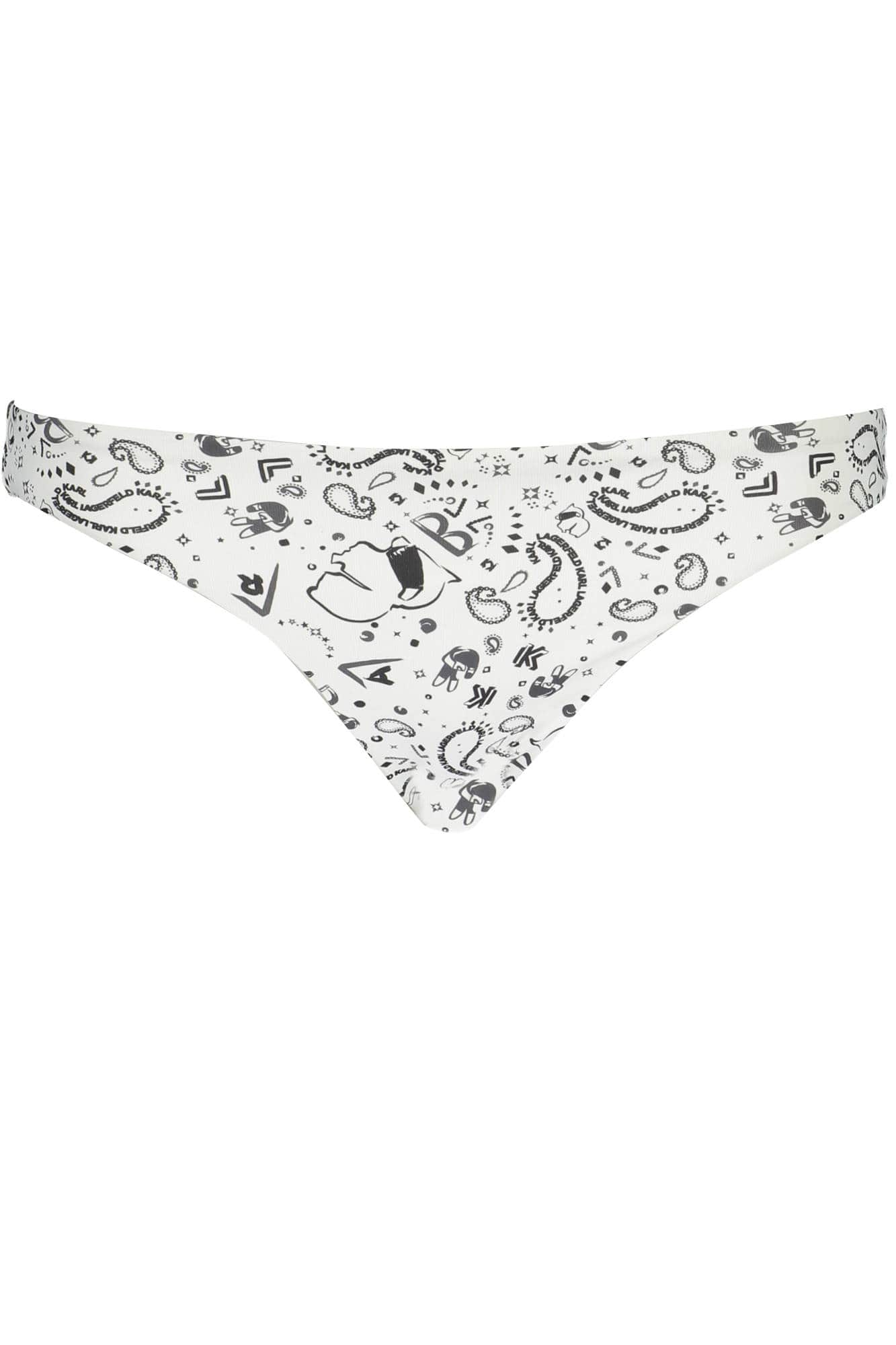 KARL LAGERFELD SWIMSUIT PART UNDER WHITE WOMAN