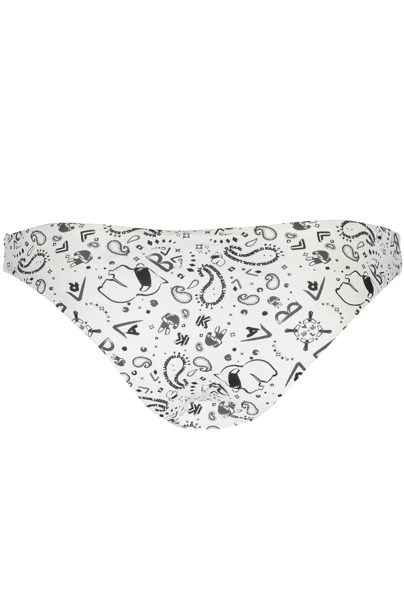 KARL LAGERFELD SWIMSUIT PART UNDER WHITE WOMAN