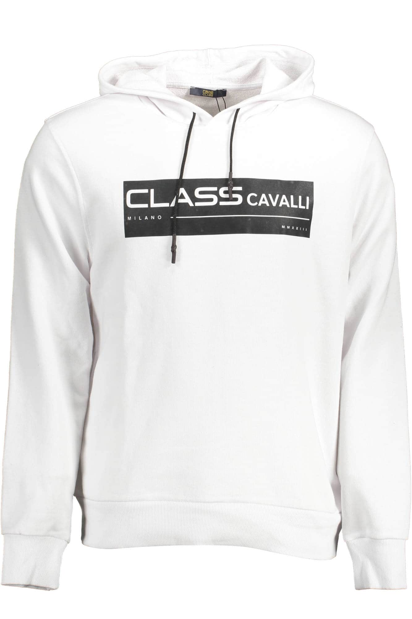 CAVALLI CLASS SWEATSHIRT WITHOUT ZIP MAN WHITE