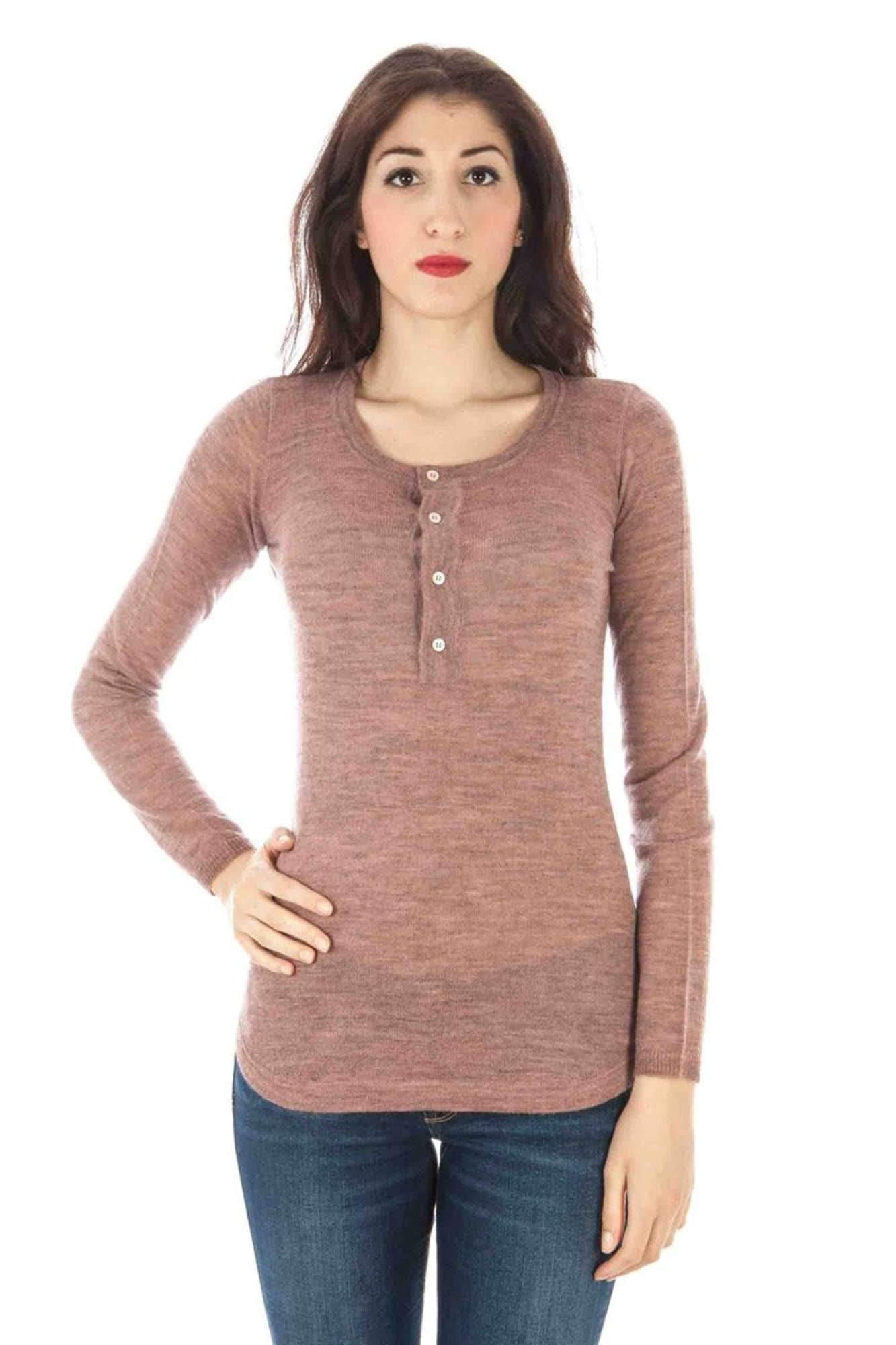 FRED PERRY DAMES ROZE SWEATER