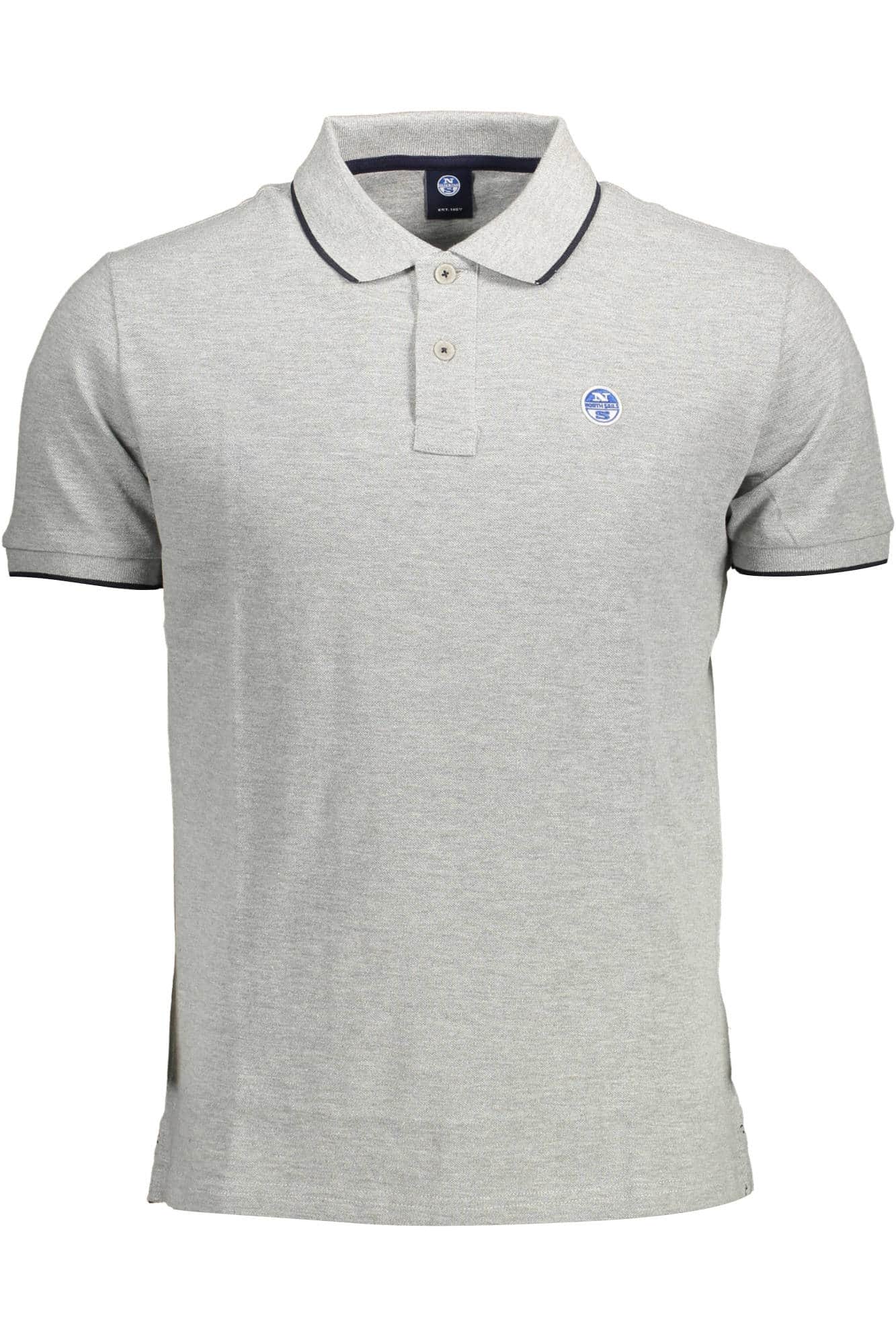 NORTH SAILS KORTE MOUW POLO HEREN GRIJS