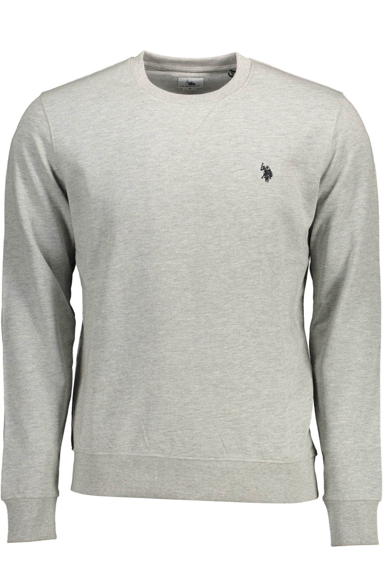 US POLO ASSN. MEN'S GRAY ZIP-UP SWEATSHIRT