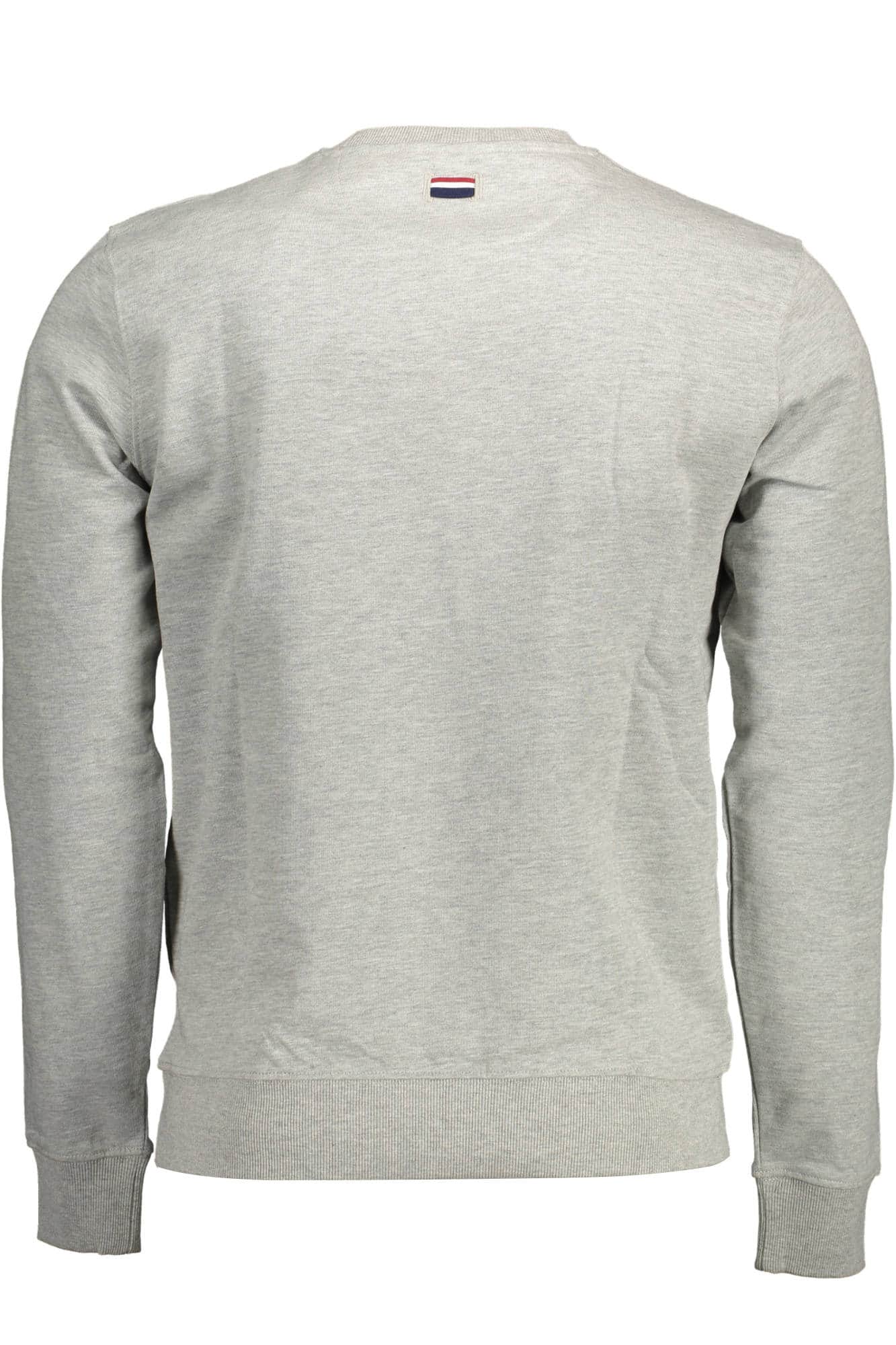 US POLO ASSN. MEN'S GRAY ZIP-UP SWEATSHIRT