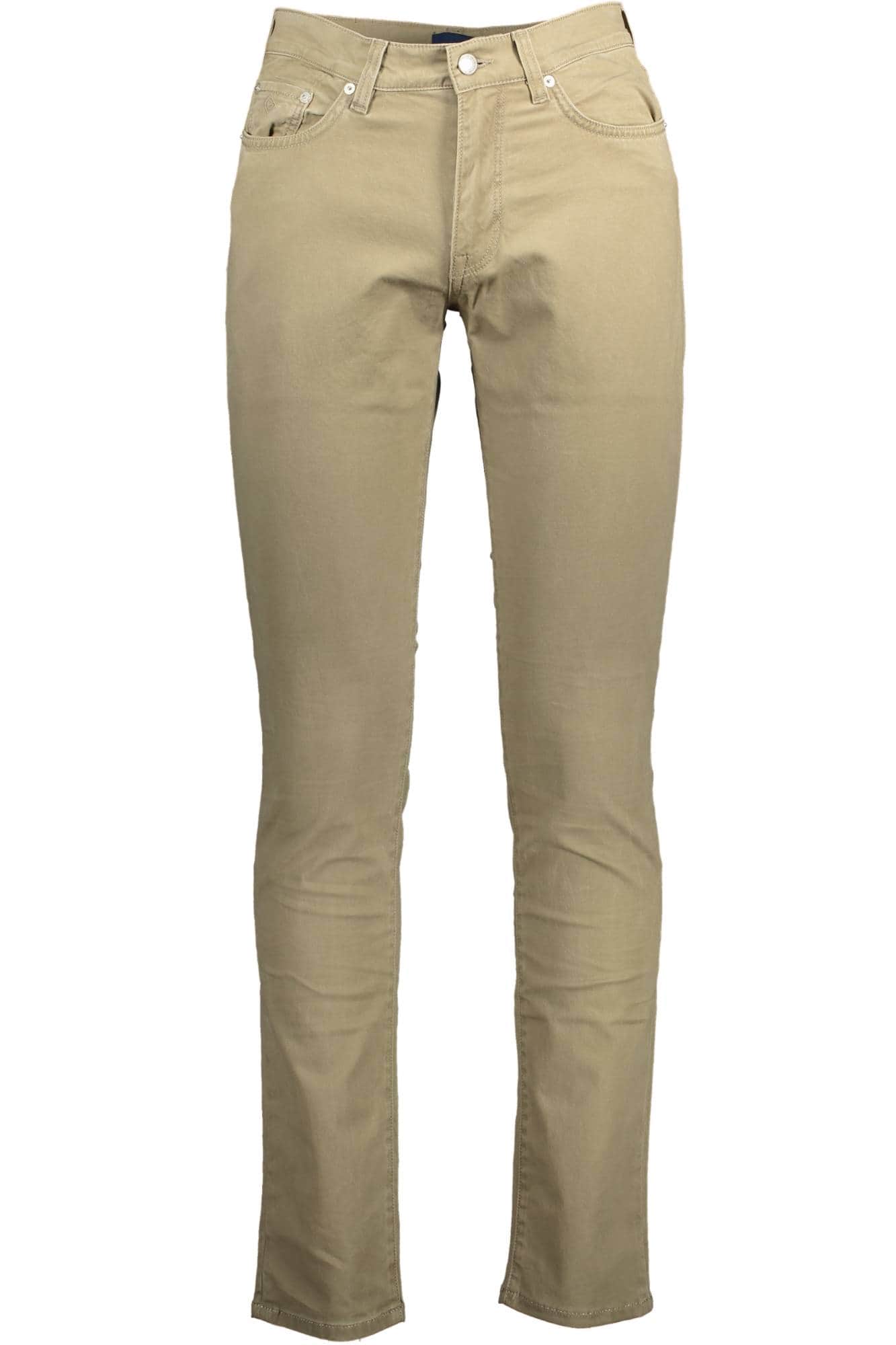 GANT MEN'S BEIGE TROUSERS