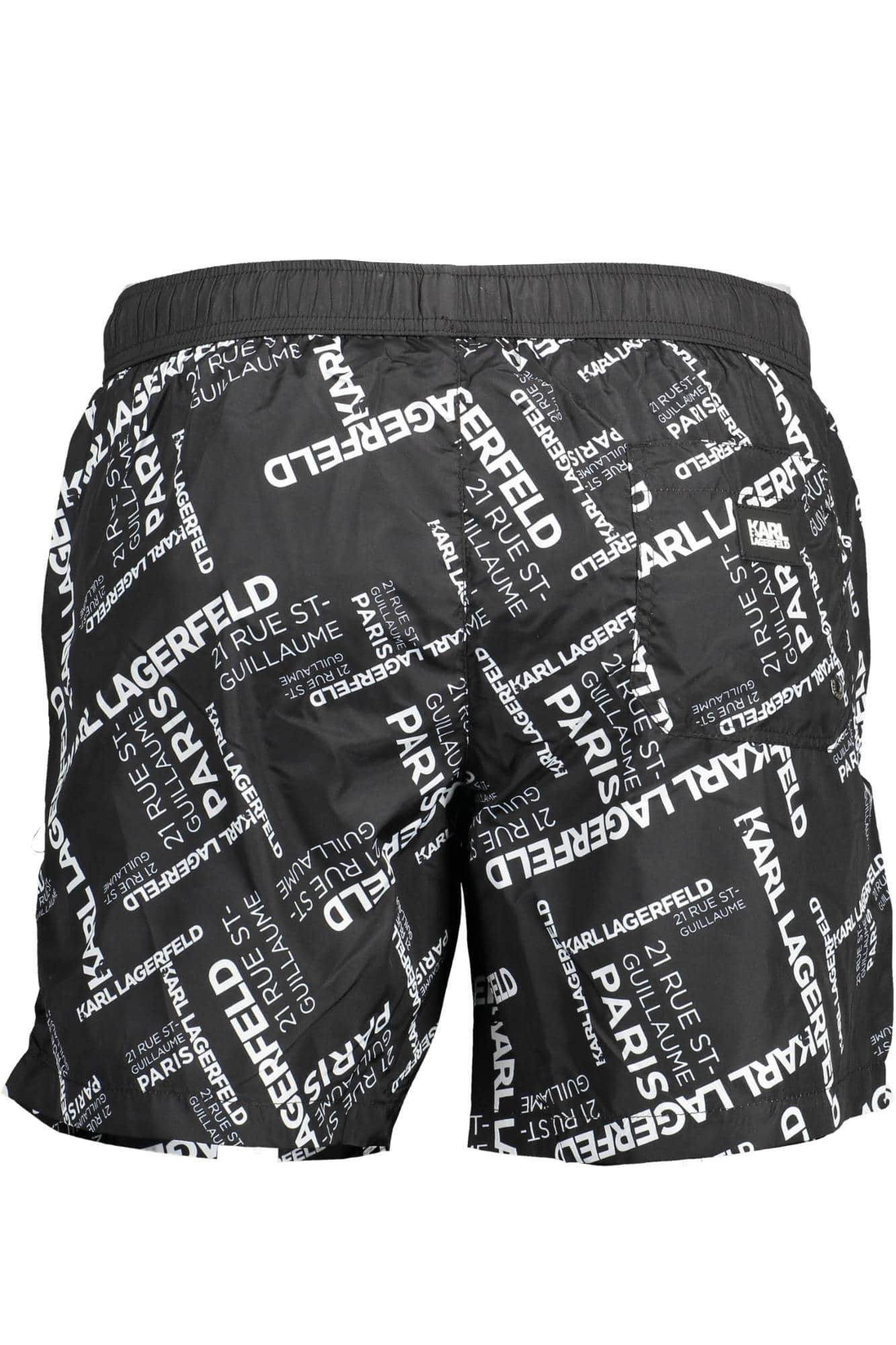 KARL LAGERFELD BEACHWEAR COSTUME PARTS UNDER MAN BLACK