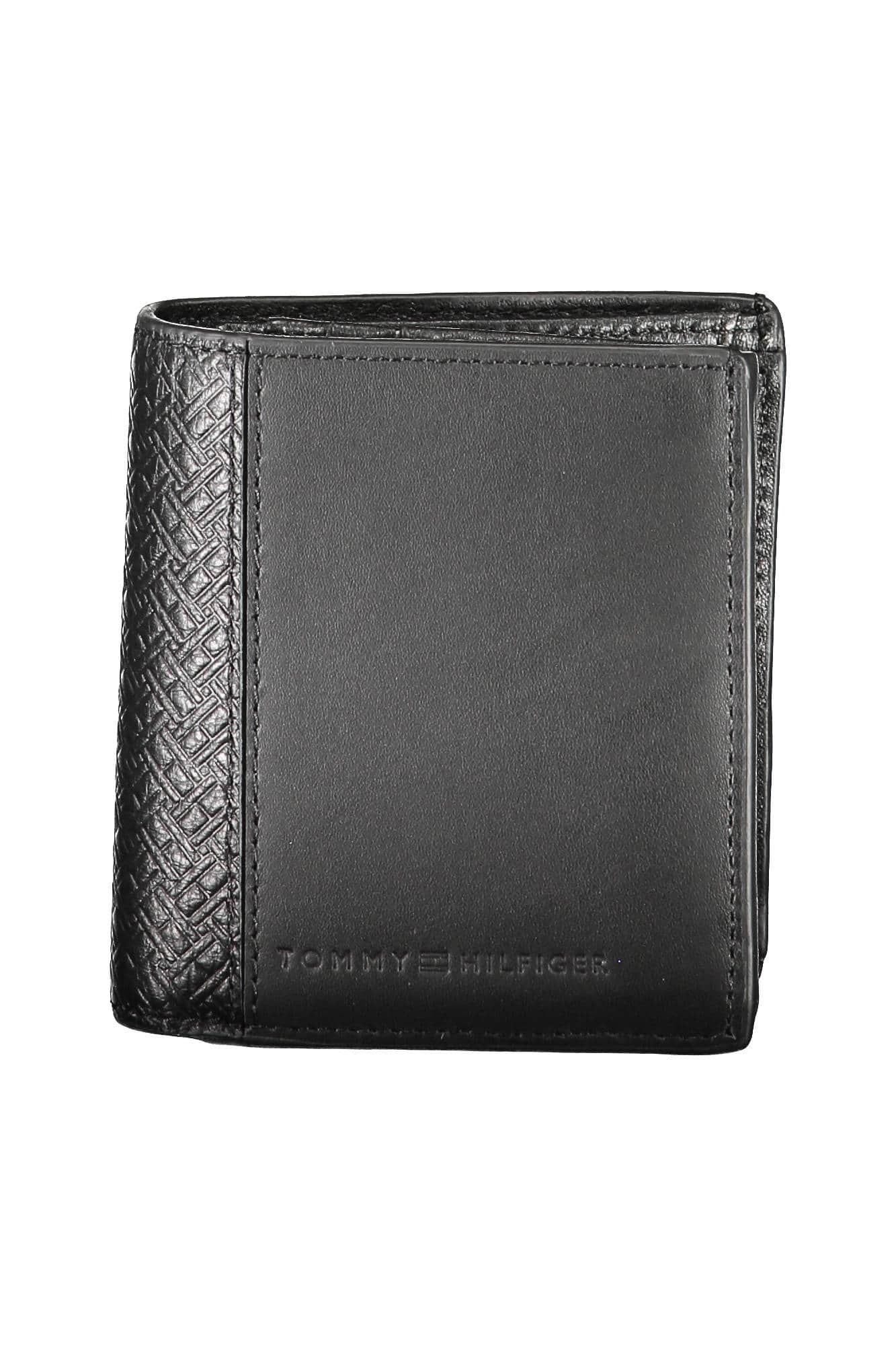 TOMMY HILFIGER BLACK MEN'S WALLET