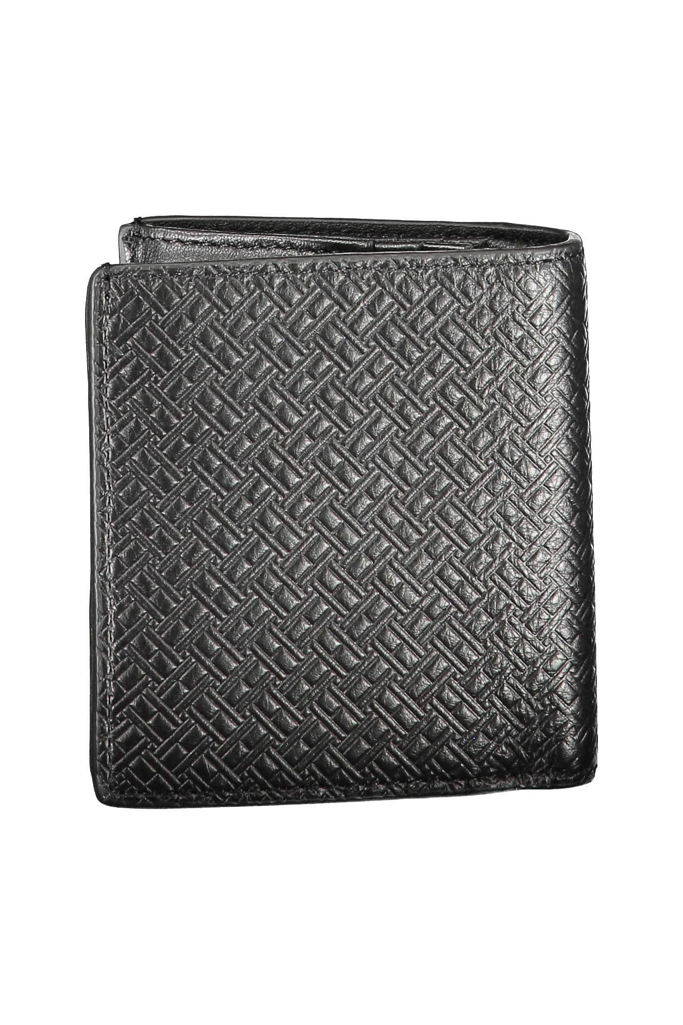 TOMMY HILFIGER BLACK MEN'S WALLET