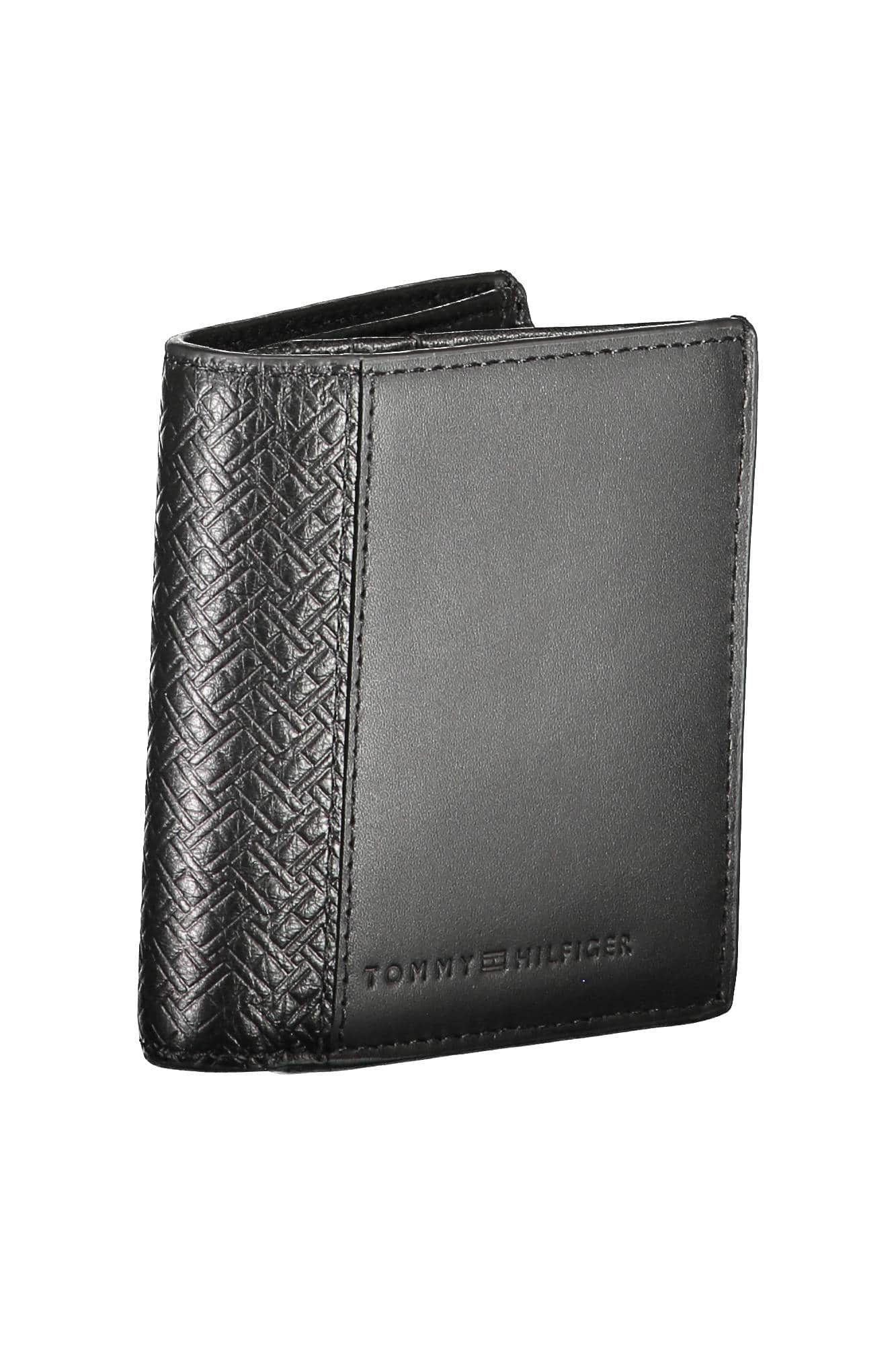 TOMMY HILFIGER BLACK MEN'S WALLET