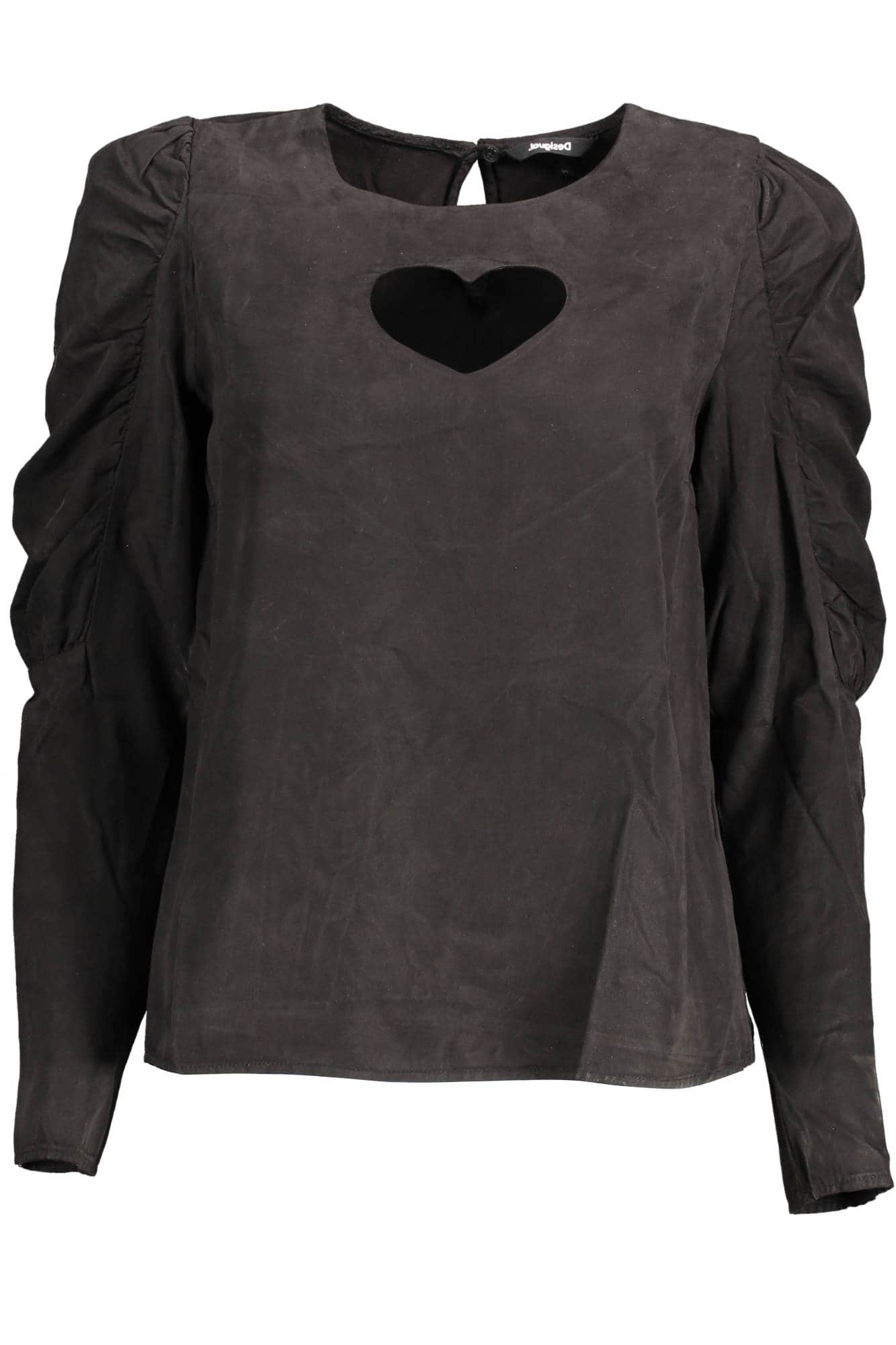DESIGUAL LONG SLEEVE SHIRT WOMAN BLACK