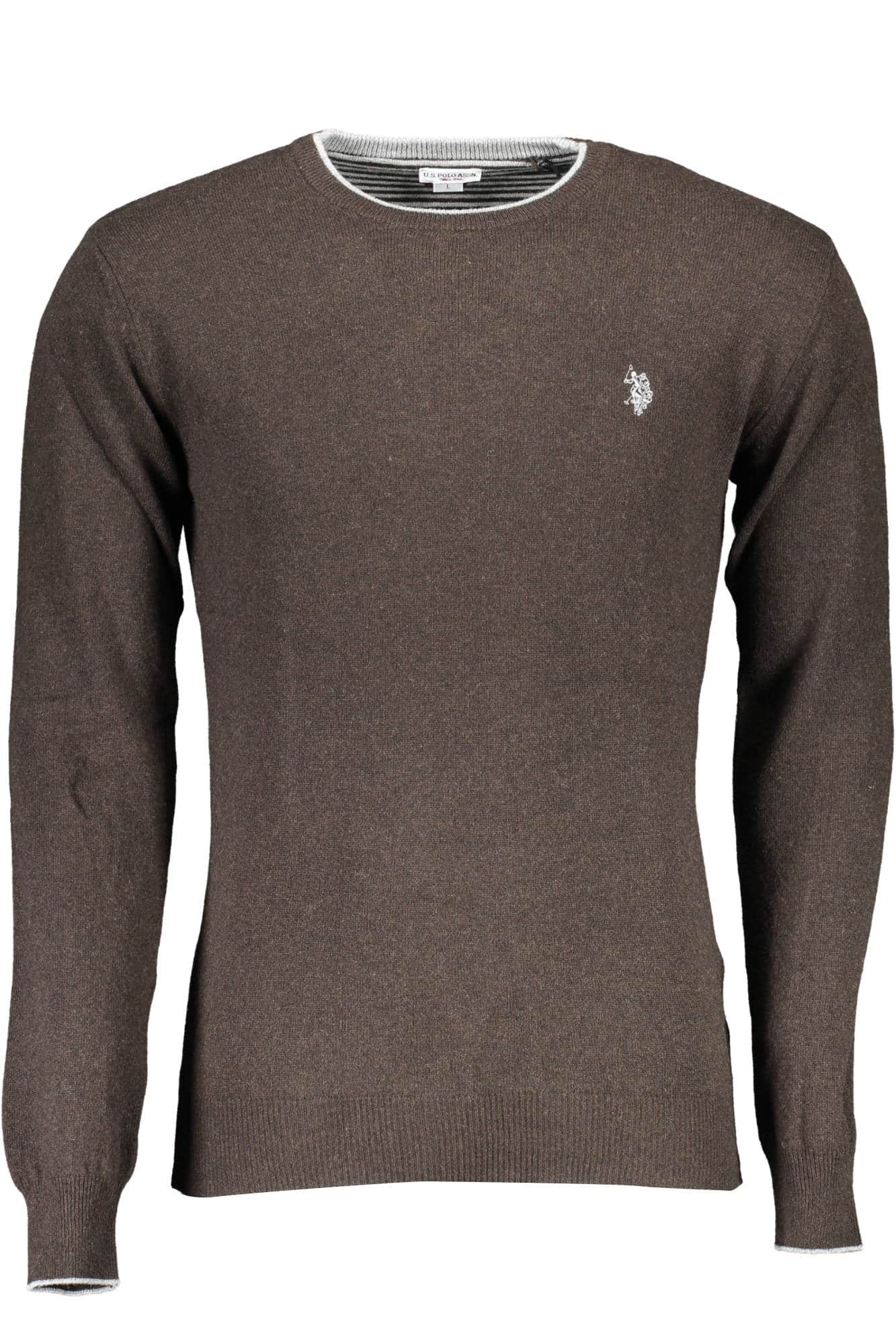 US POLO ASSN. MEN'S BROWN SWEATER