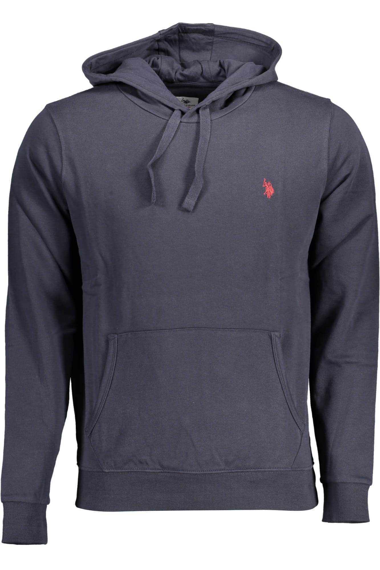 US POLO ASSN. MEN'S BLACK ZIP-UP SWEATSHIRT