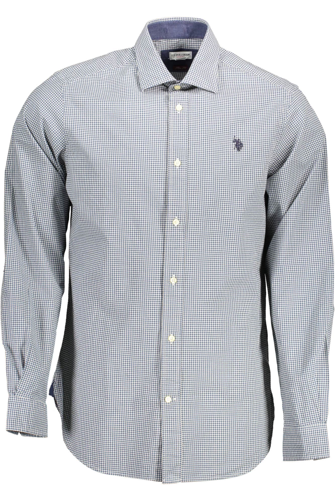 US POLO ASSN. MEN'S LONG-SLEEVED SHIRT, BLUE