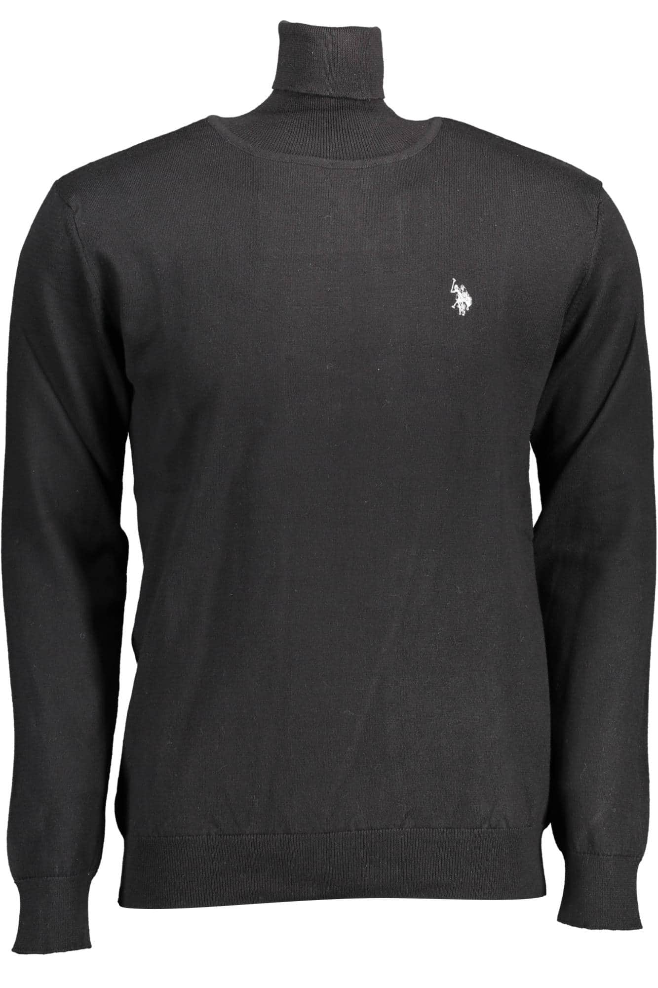 US POLO ASSN. MEN'S BLACK TURTLENECK