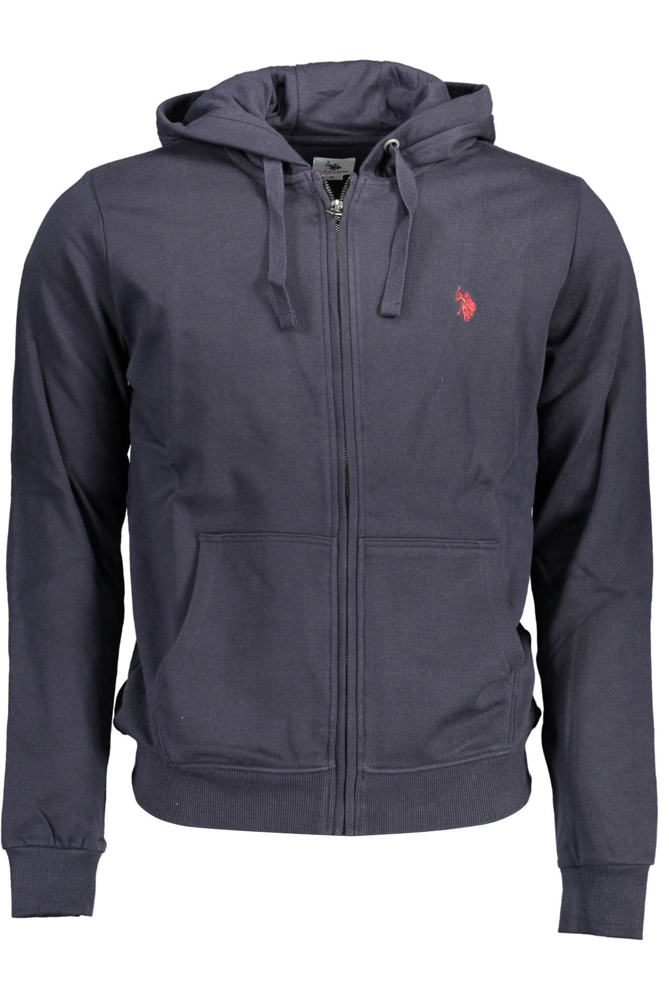 US POLO ASSN. MEN'S GRAY ZIP-UP SWEATSHIRT
