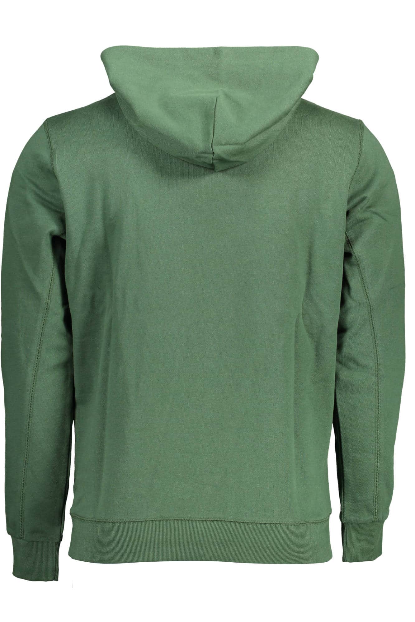 US POLO ASSN. MEN'S GREEN ZIP-UP SWEATSHIRT