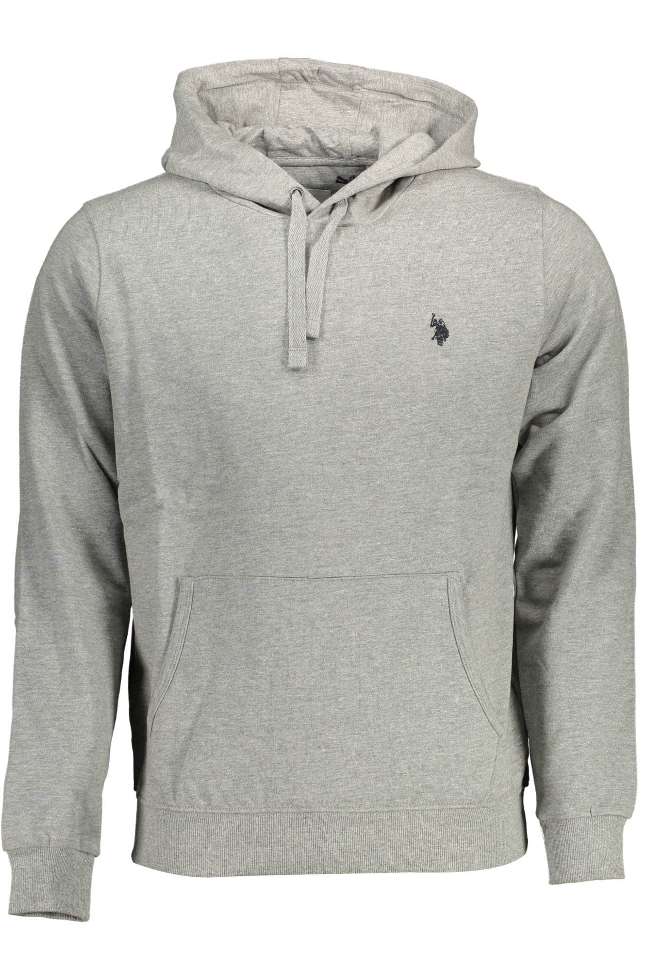 US POLO ASSN. MEN'S BLACK ZIP-UP SWEATSHIRT