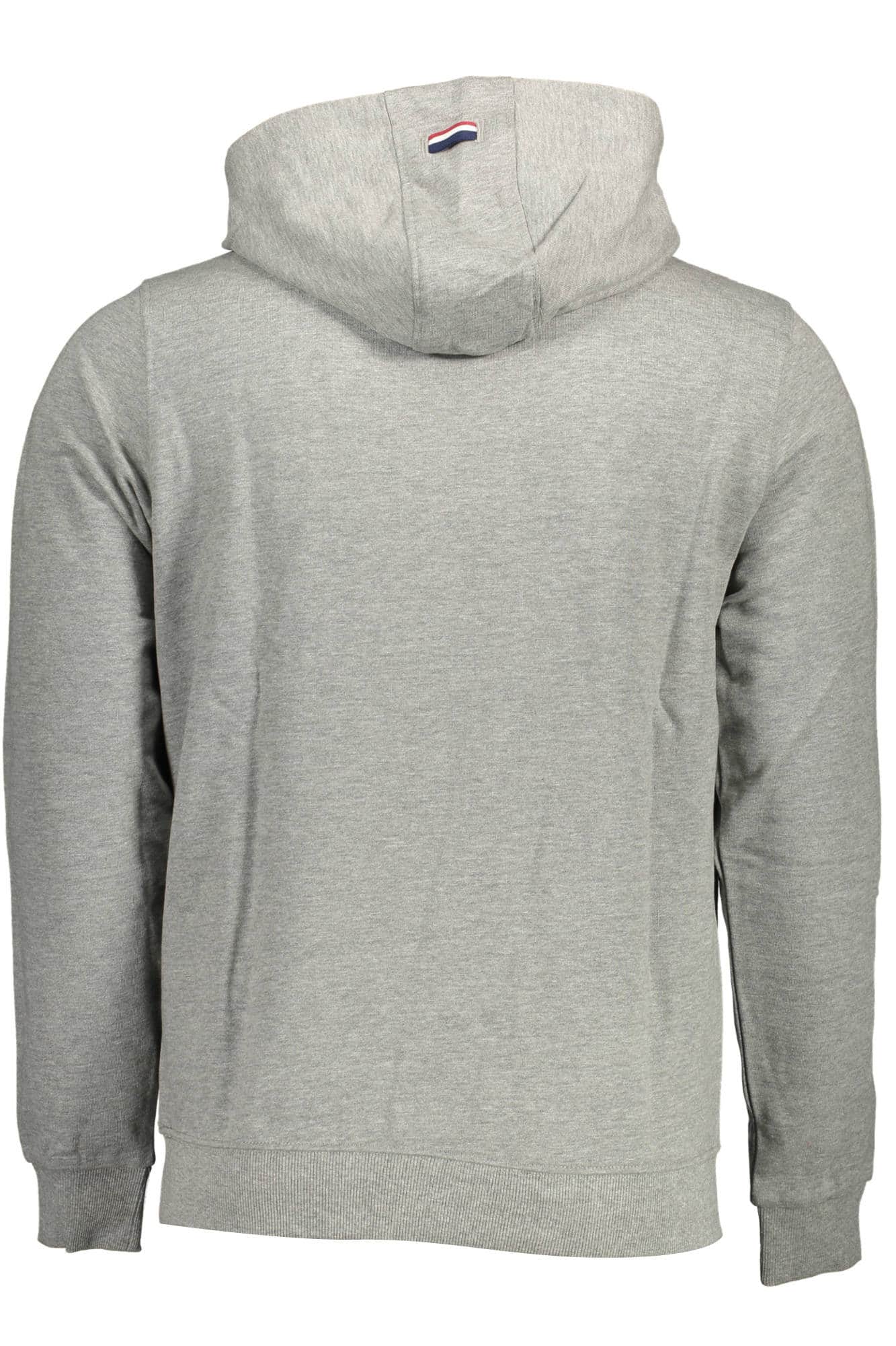 US POLO ASSN. MEN'S BLACK ZIP-UP SWEATSHIRT