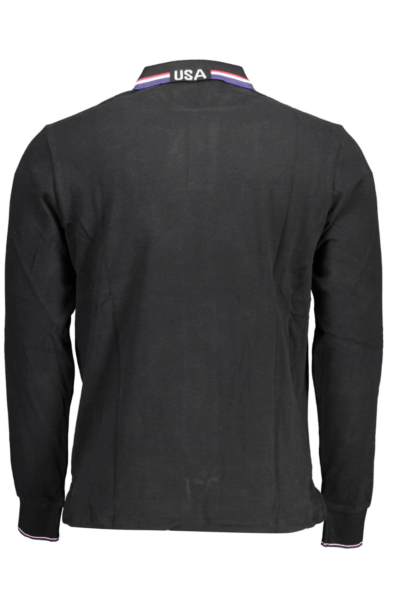 US POLO ASSN. MEN'S LONG-SLEEVED POLO SHIRT, BLUE