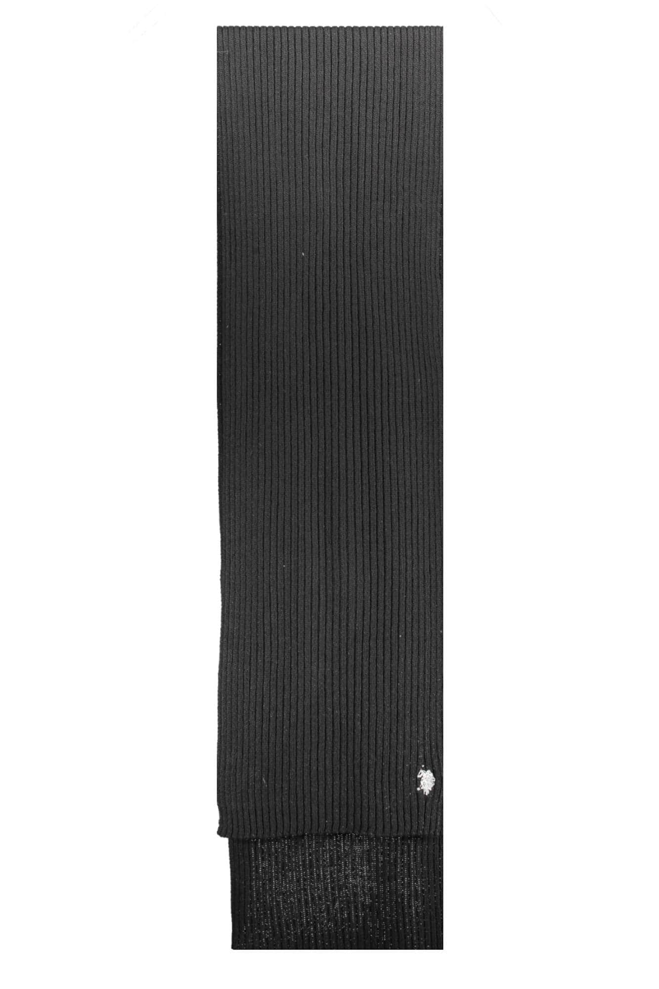 US POLO ASSN. MEN'S BLACK SCARF
