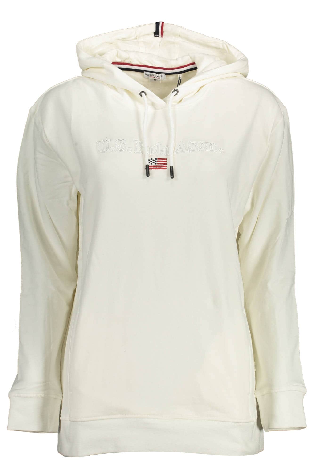 US POLO ASSN. WOMEN'S BROWN ZIP-UP SWEATSHIRT