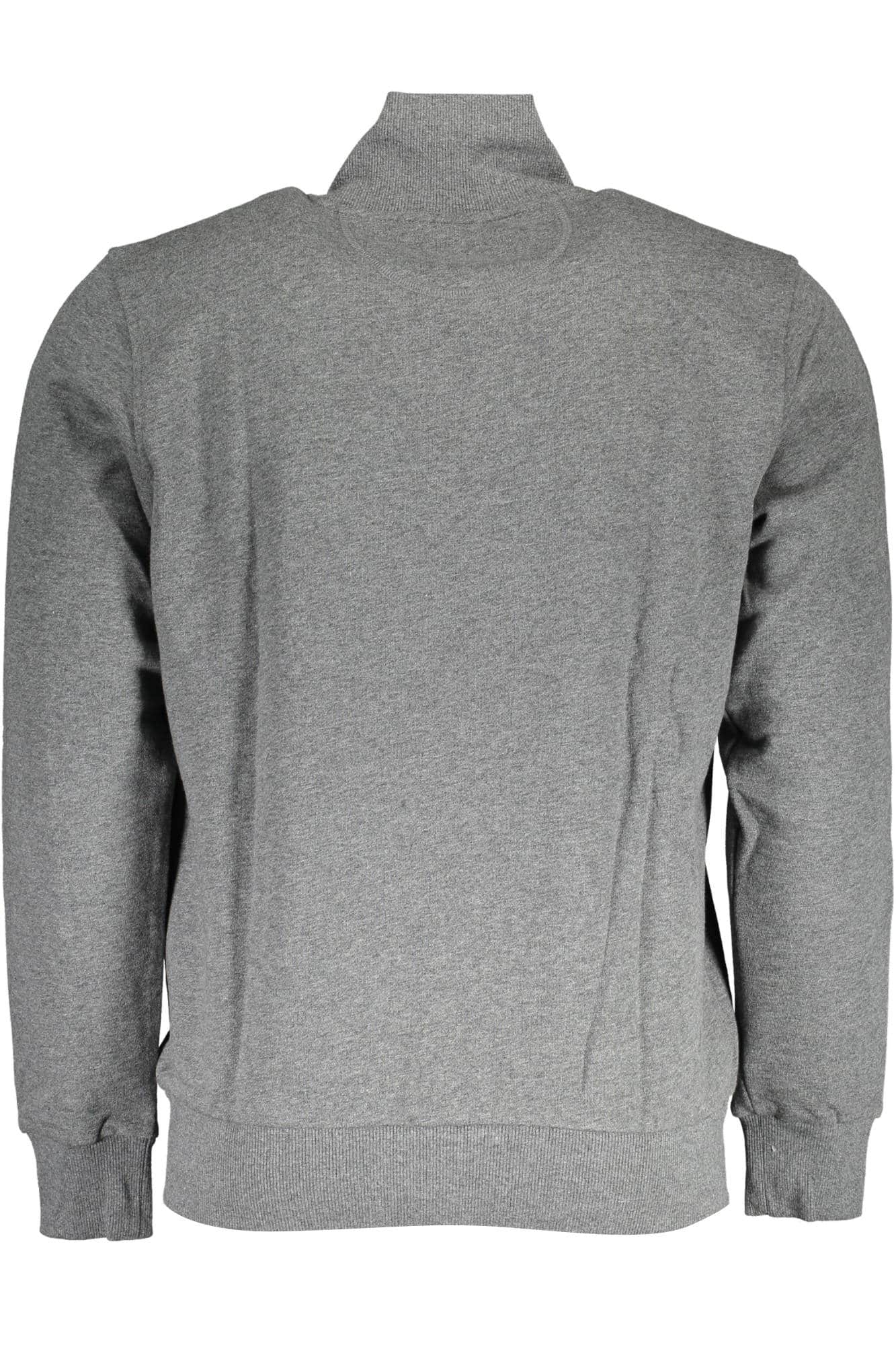 LA MARTINA MEN'S BLACK ZIPPED SWEATSHIRT