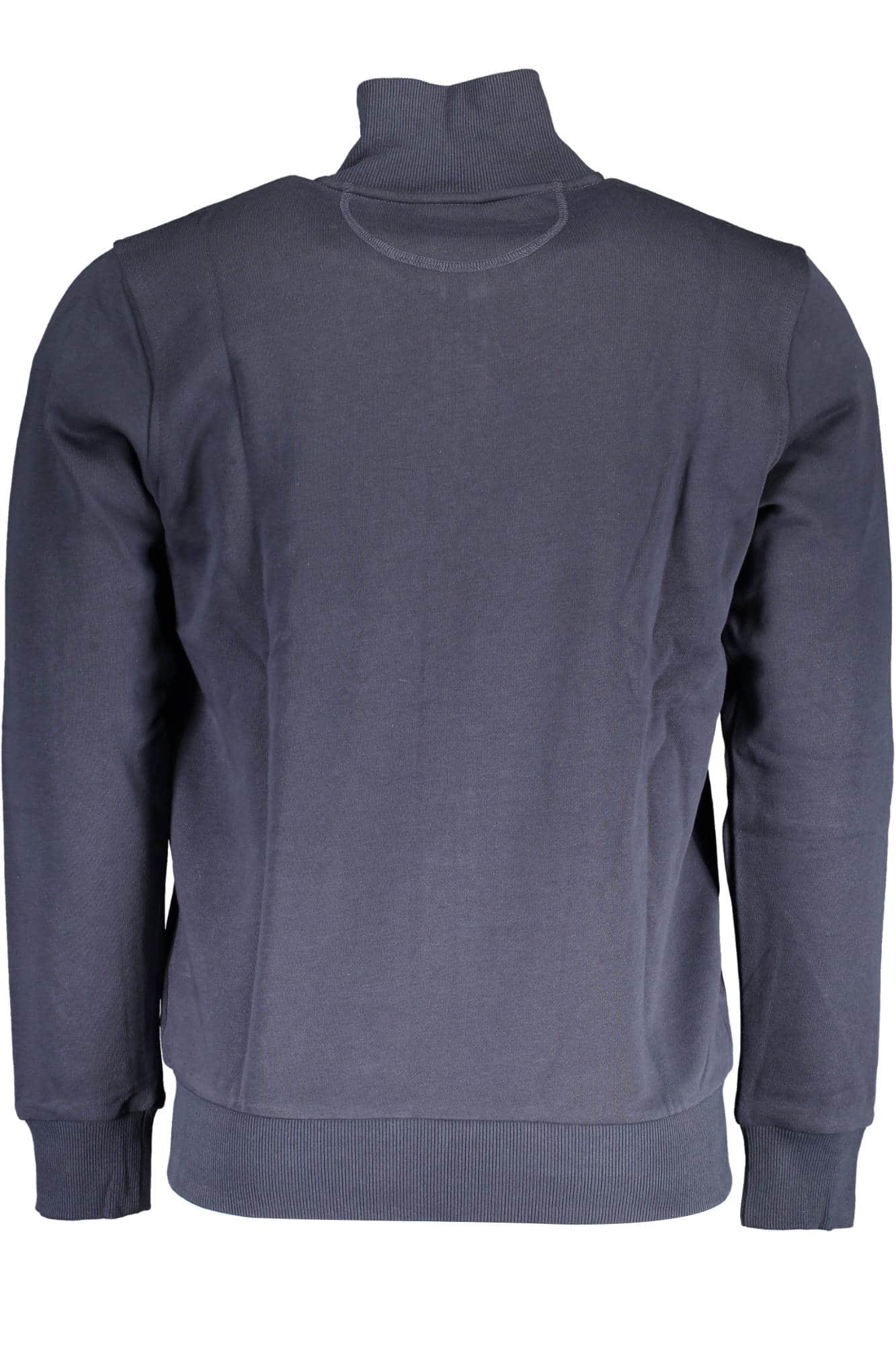 LA MARTINA MEN'S BLACK ZIPPED SWEATSHIRT